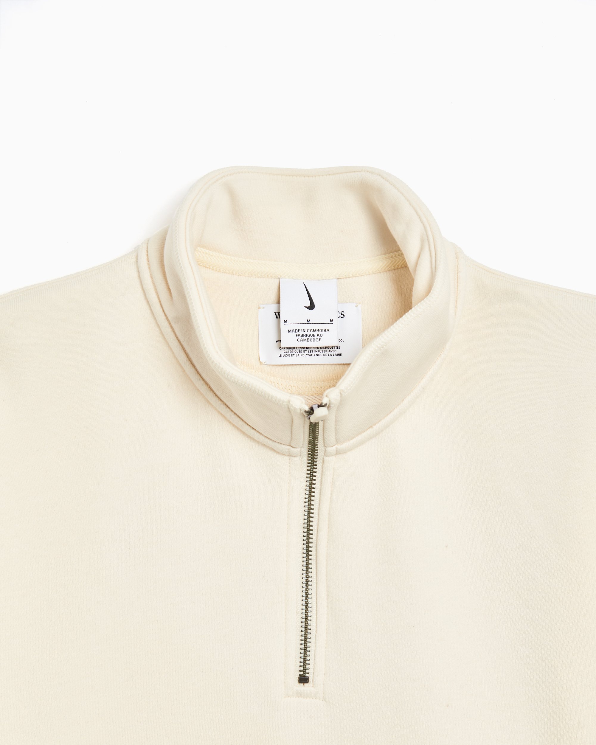 Nike Unisex Wool Classics Quarter Zip Sweatshirt Unisex Half Zip