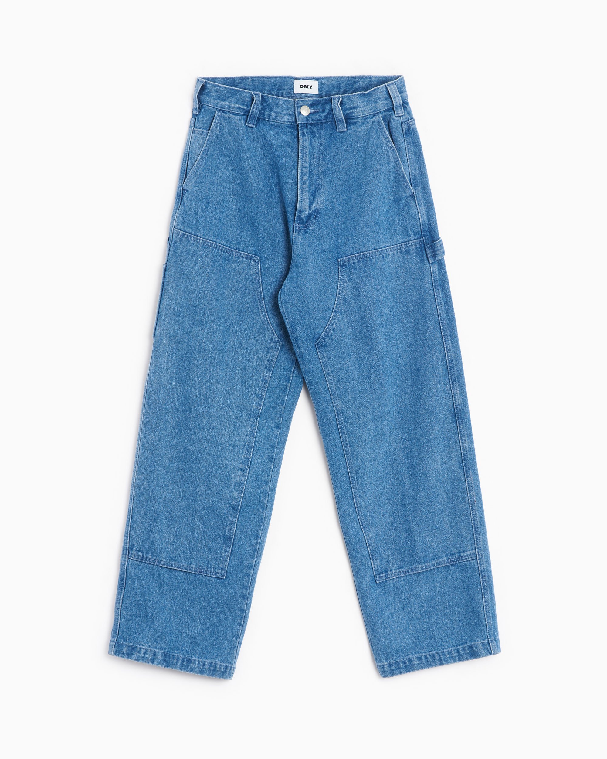 OBEY Clothing Bigwig Men's Carpenter Denim Pants Blue