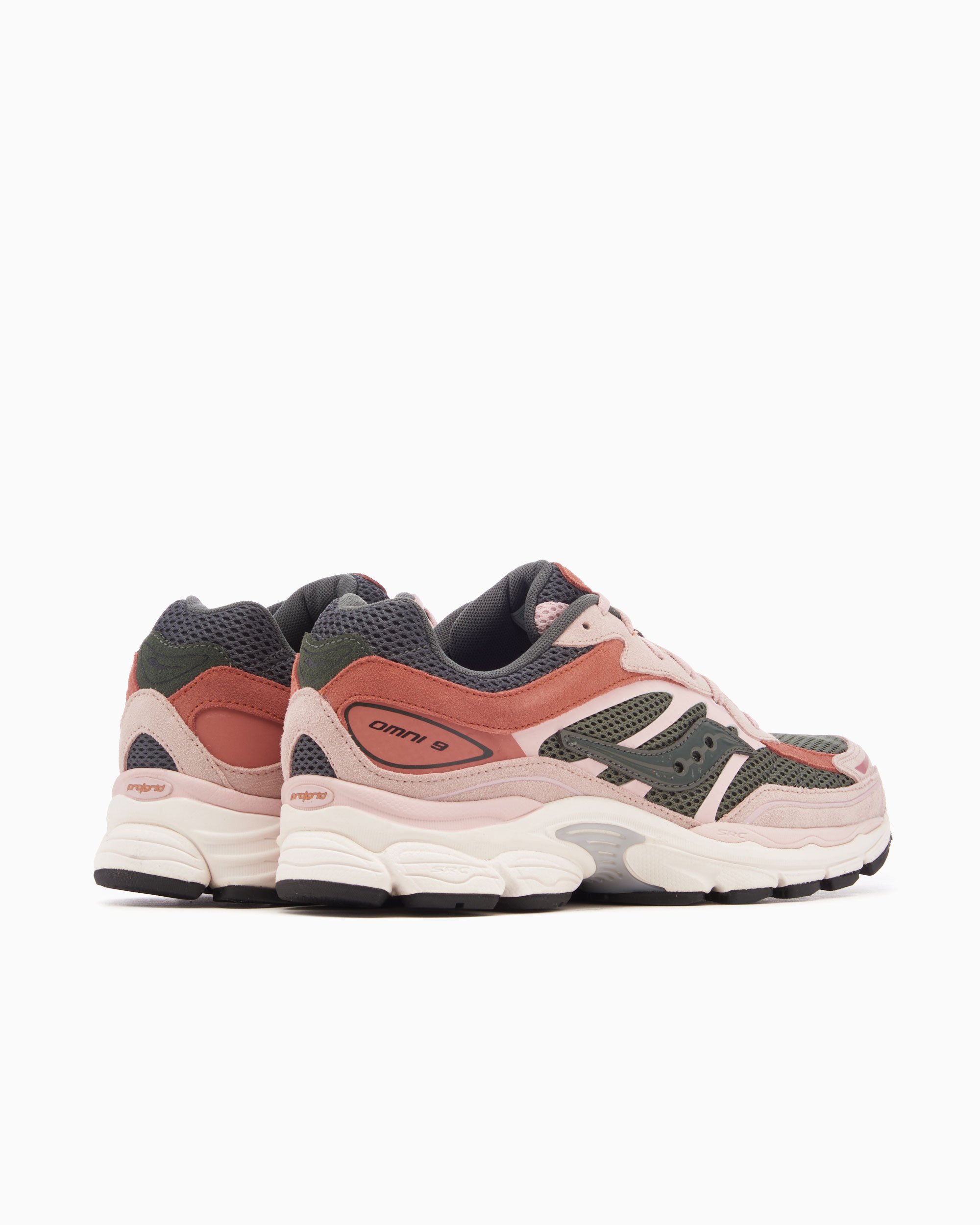 Saucony rosa e grigio top
