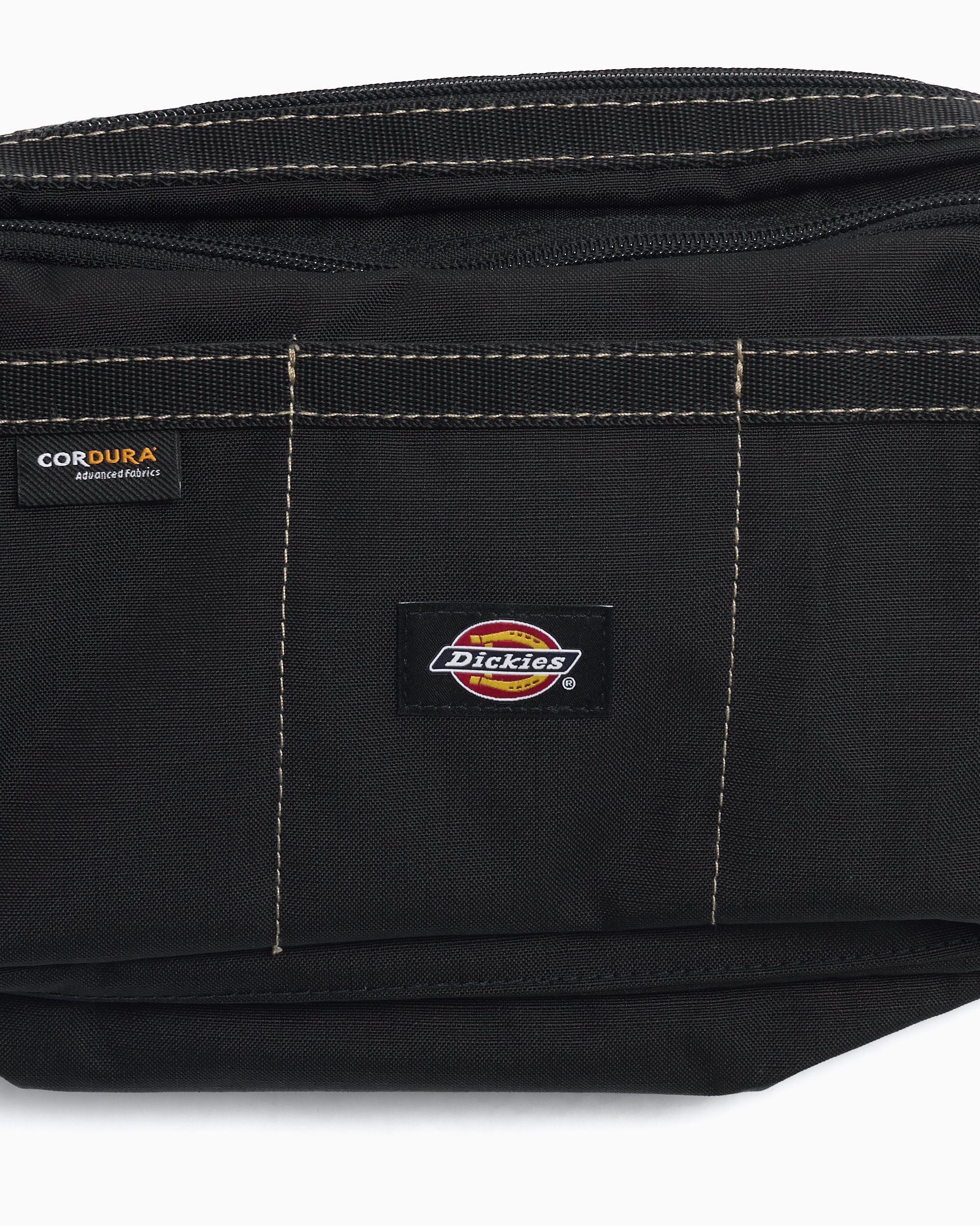 Dickies Ashville Unisex Cross Body Waist Bag Black DK0A4Y1VBLK1 FOOTDISTRICT