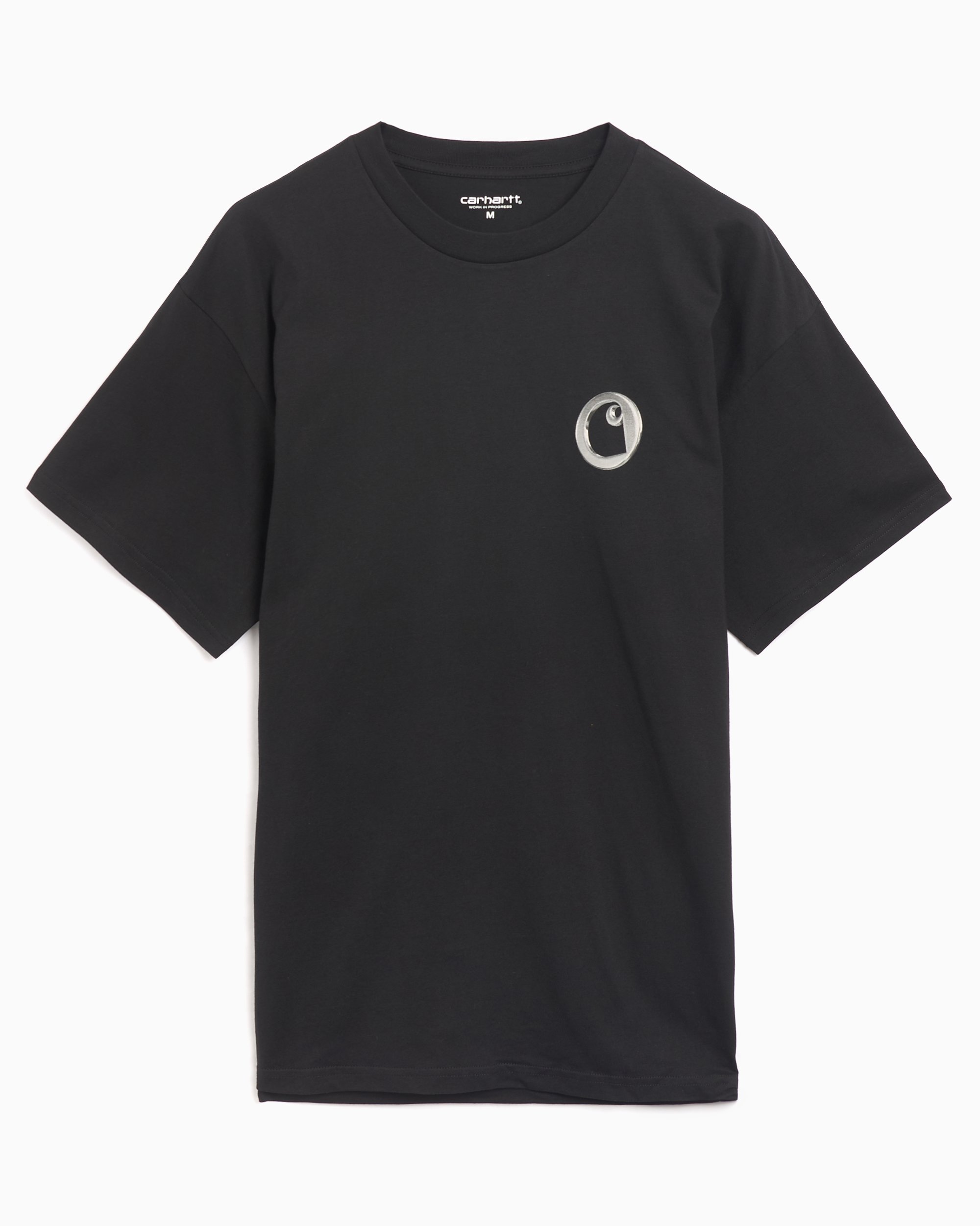 Carhartt WIP Linked Charms Men's T-Shirt Black I034410-0M4XX | FOOTDISTRICT