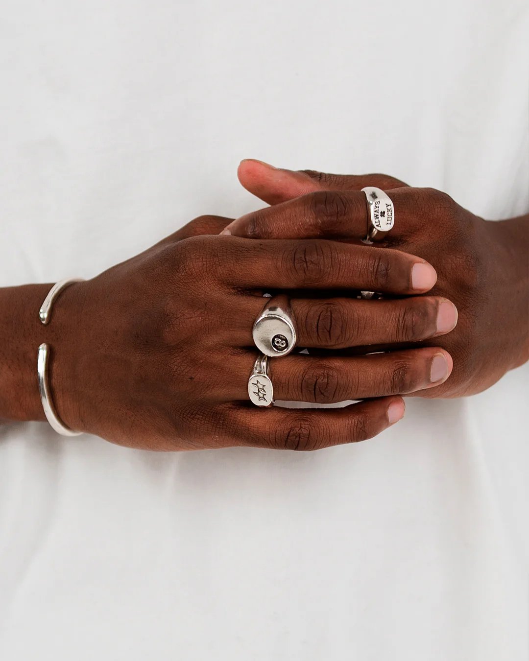 TwoJeys 8 Ball Ring Silver colored 20560400122 | FOOTDISTRICT TwoJeys 8 Ball Ring Silver colored 20560400122 | FOOTDISTRICT