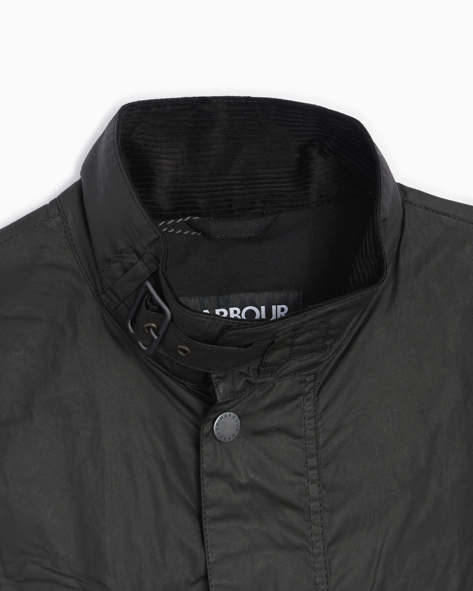 Barbour international armour wax jacket top