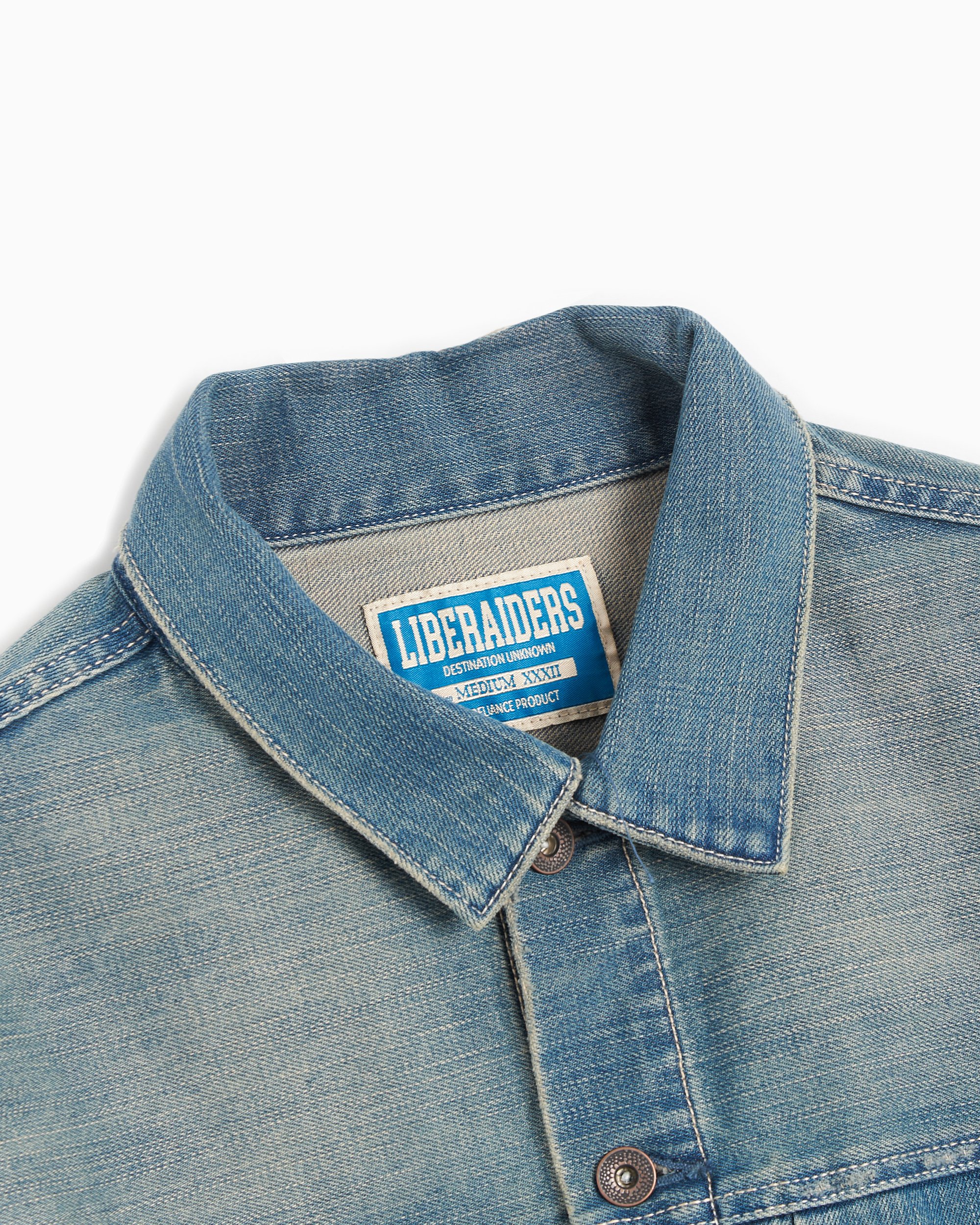 Liberaiders® Men's Denim Jacket Blue 750092303-INDIGO