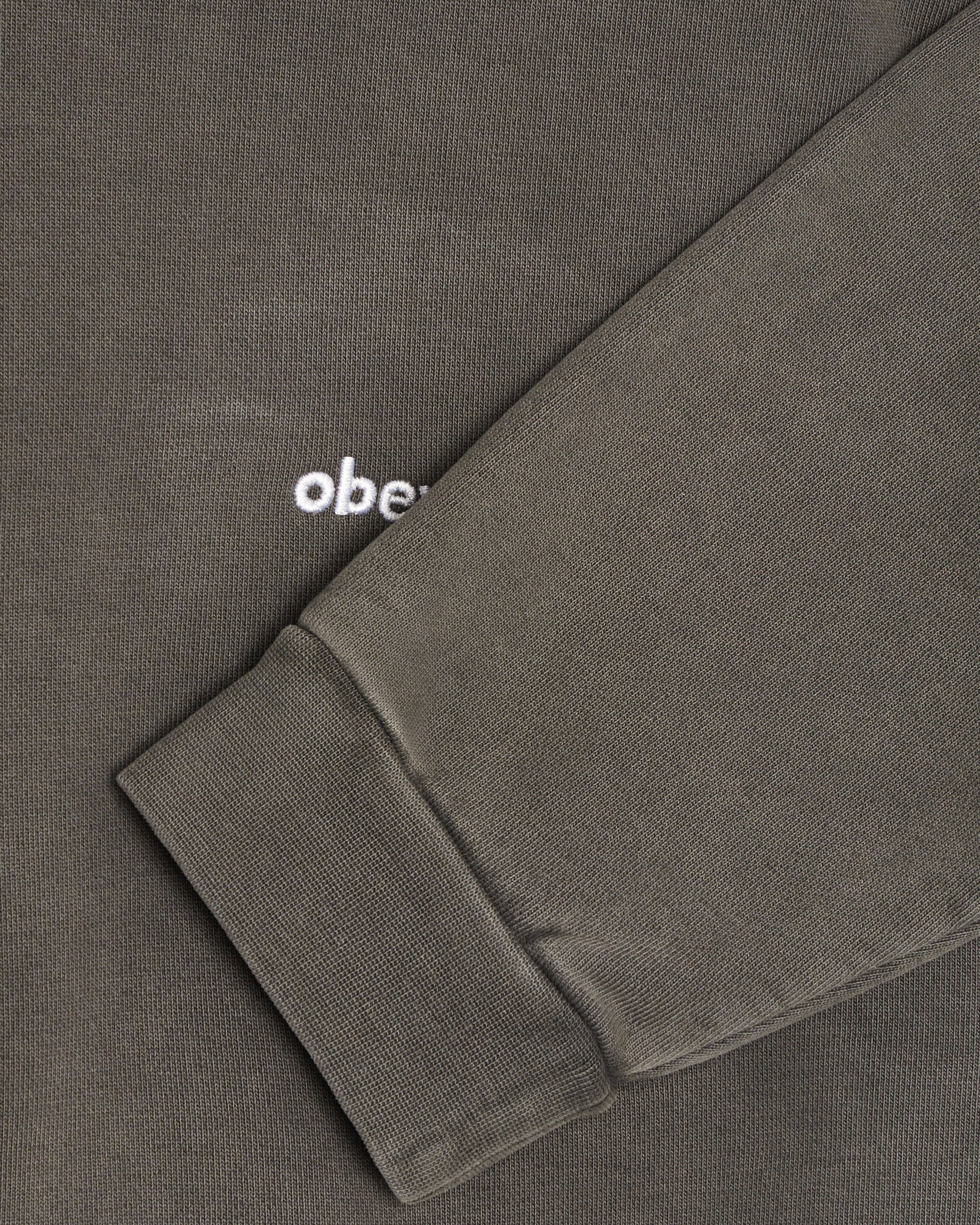 OBEY Clothing Lowercase Pigment Men's Hoodie Gray 112470194