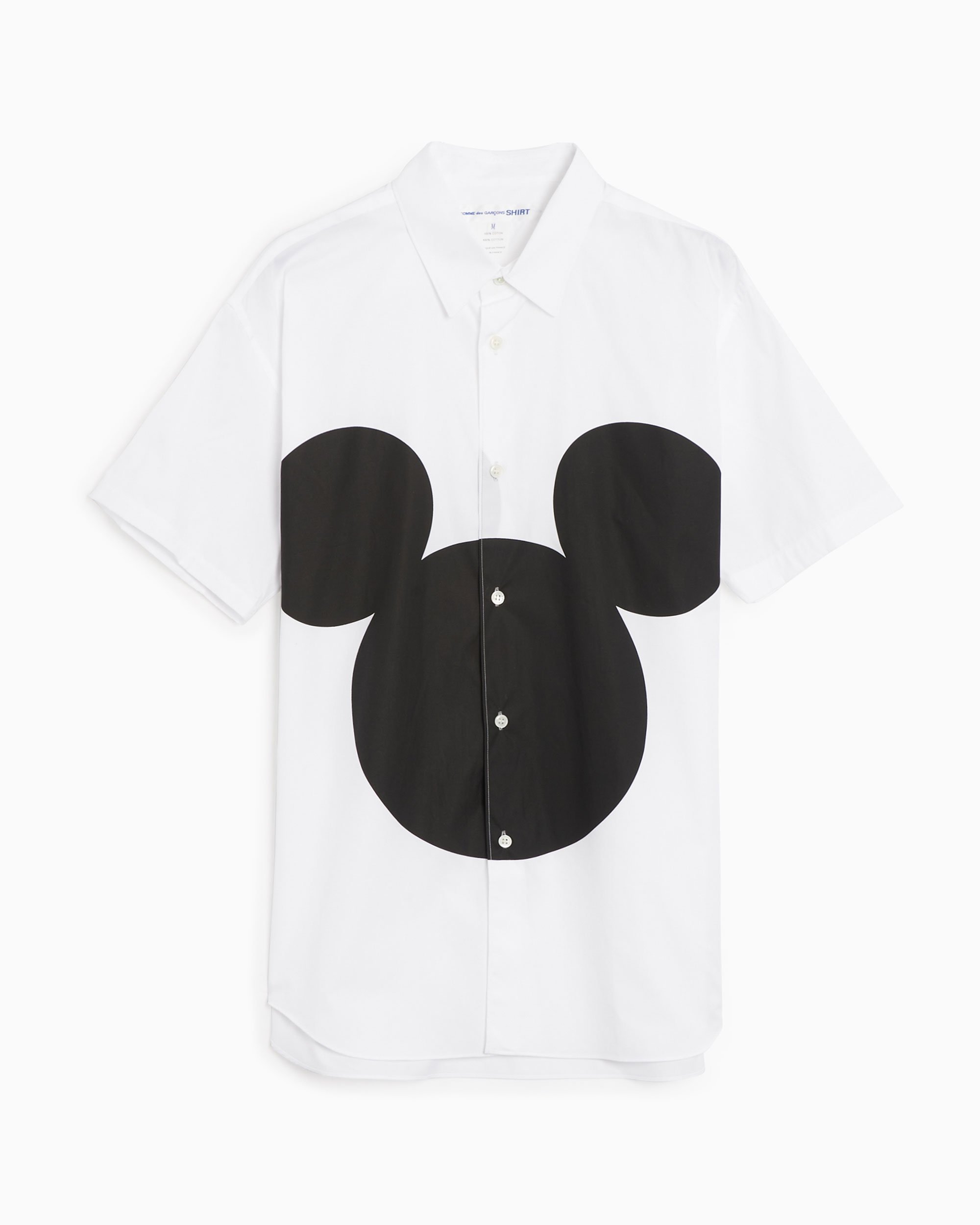 Comme Des Garçons Shirt Men's Shirt White FK-B014-S23-1 Comme Des Garçons Shirt Men's Shirt White FK-B014-S23-1