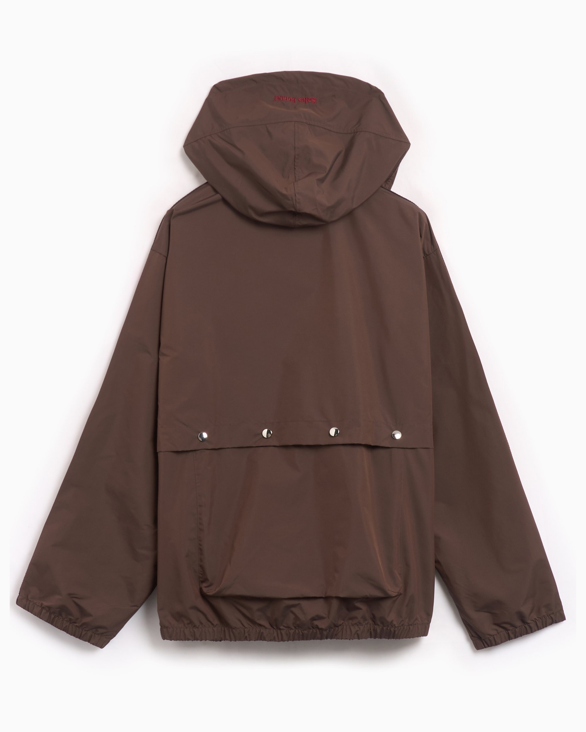 adidas Originals x Wales Bonner Men s Nylon Anorak Sweatshirt Marrone JJ2929 FOOTDISTRICT