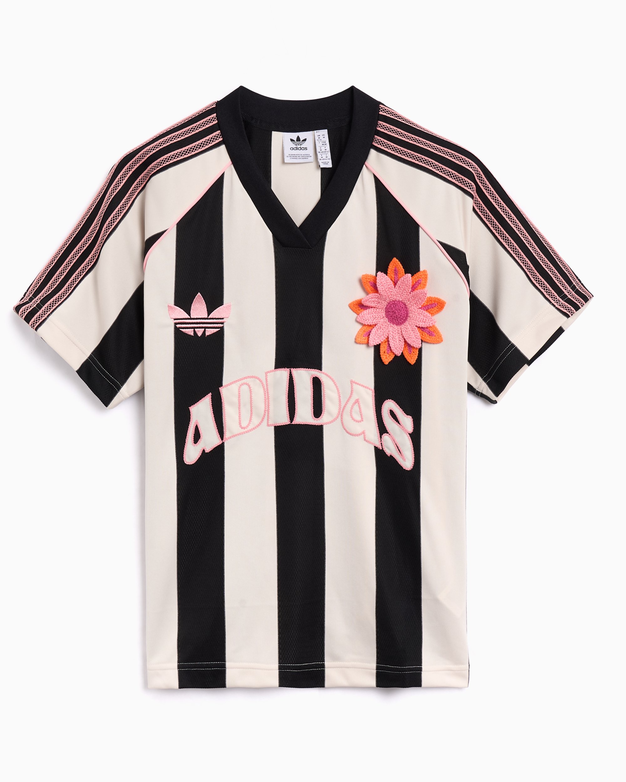 専門ショップ adidas T-Shirt Jersey Women's Regular Striped Originals トップス