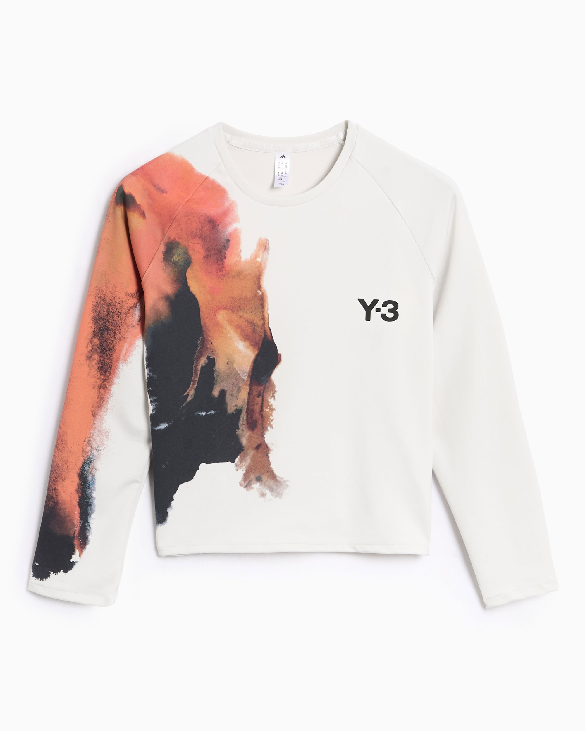 adidas Y-3 Tennis Slim met halve mouw Kort T-Shirt voor dames Wit