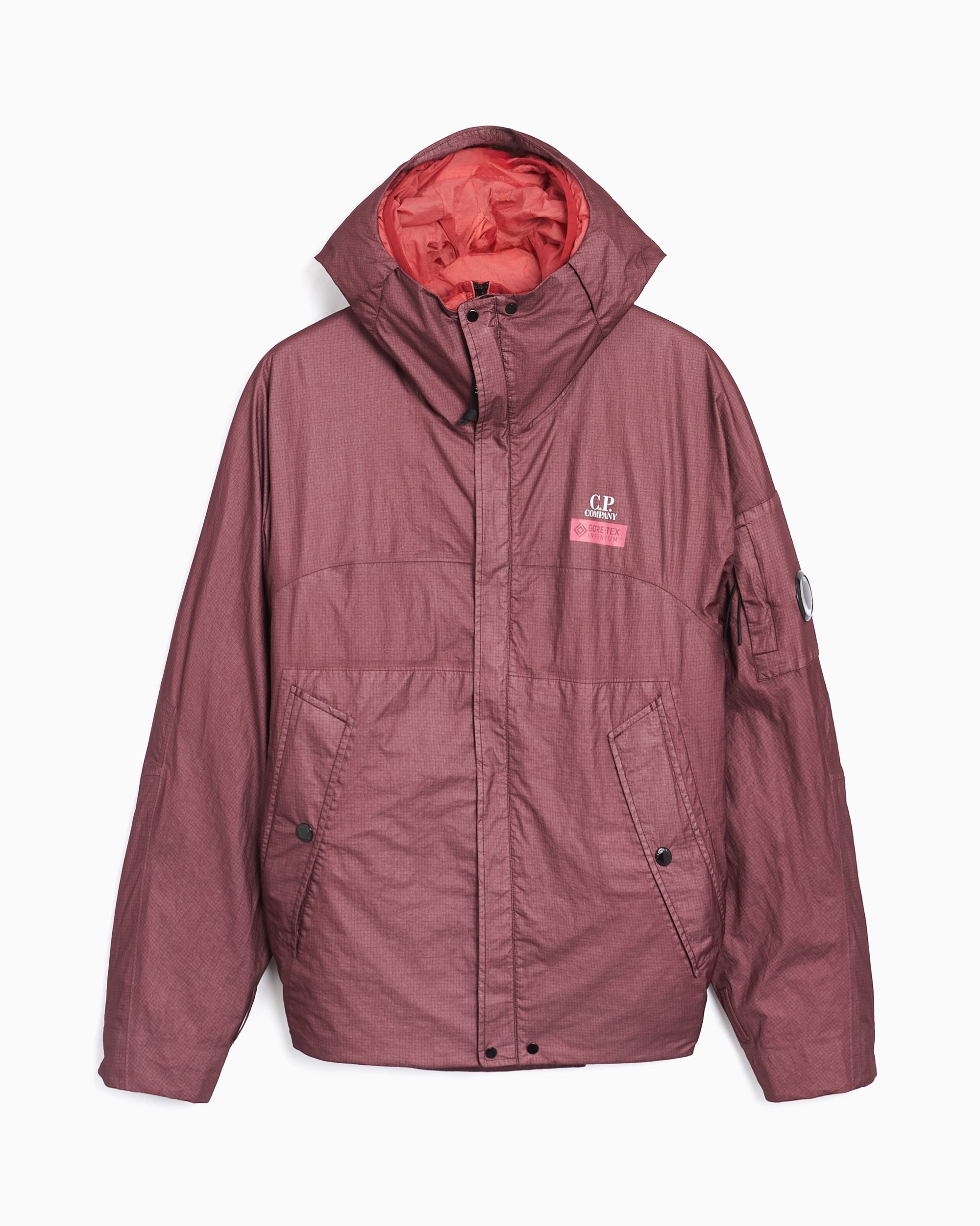 C.P. Company レッド ナイロンジャケット CP Company Gore G-Type Men's Reversible Jacket Regenjas voor heren
