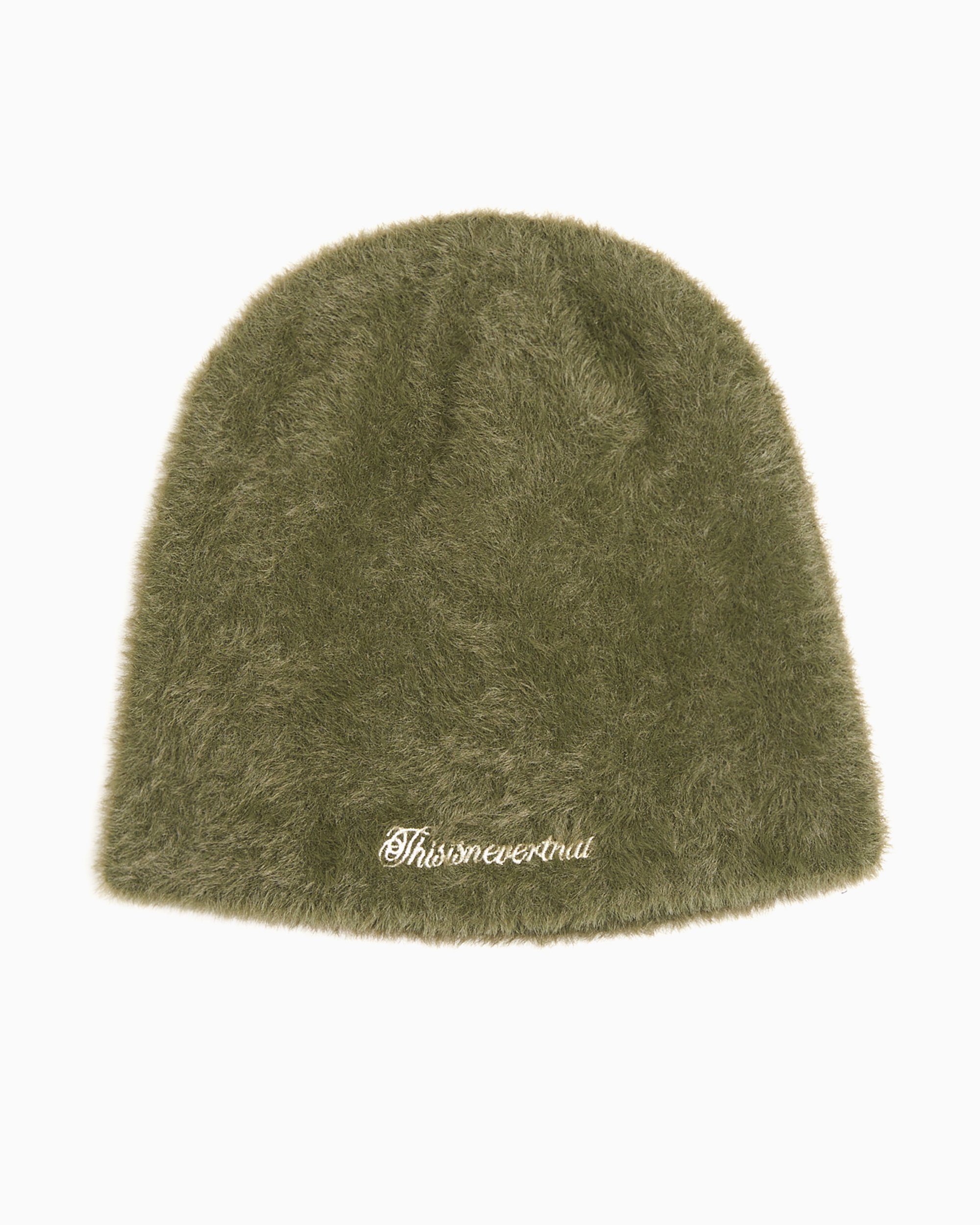 thisisneverthat® Shaggy Unisex No Cuff Beanie Verde TN243KHWBE09-OLV |  FOOTDISTRICT