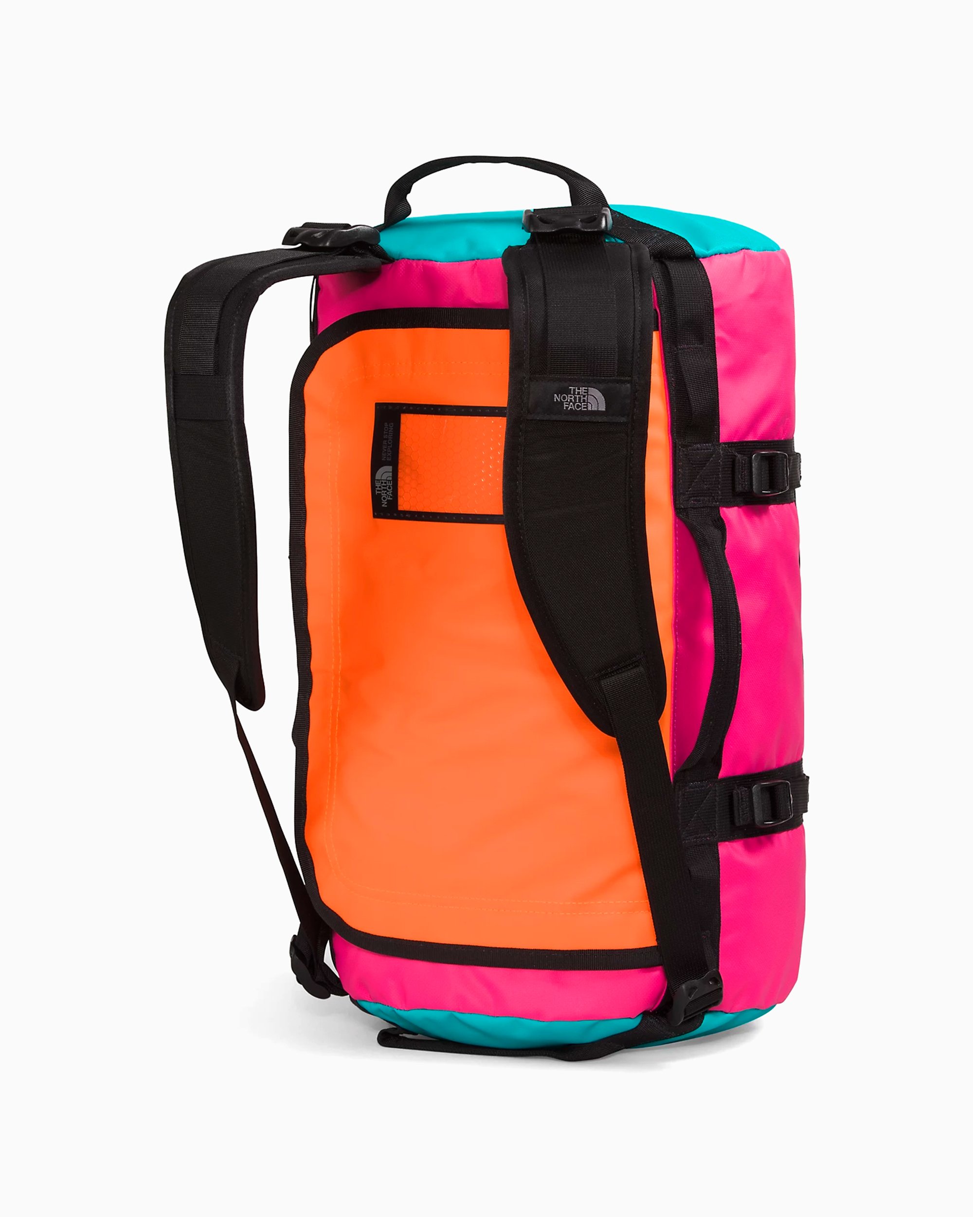 The North Face Base Camp Unise Duffel Bag XS Schwarz Blau Orange Pink NF0A52SSOK61 FOOTDISTRICT