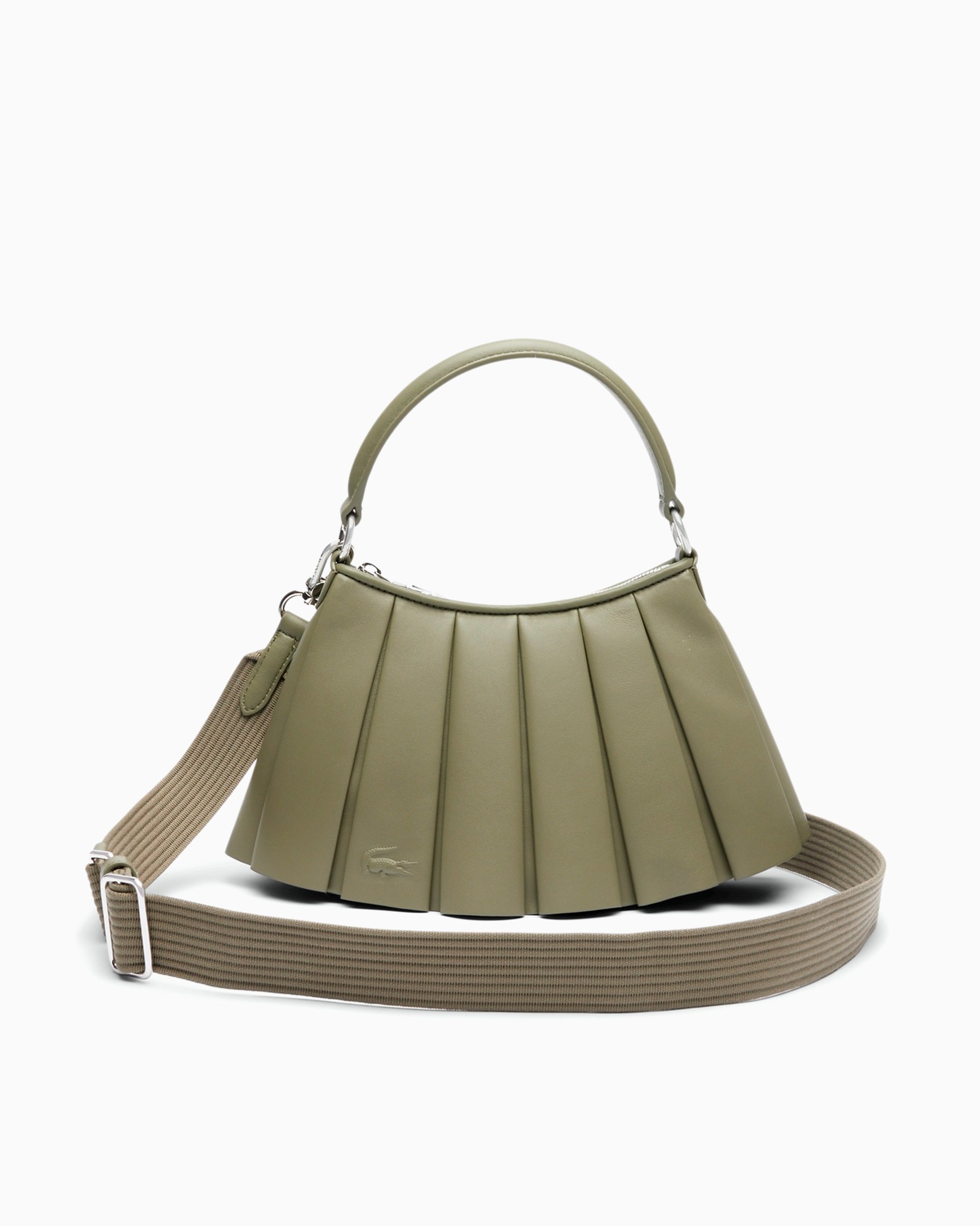 Borsa a tracolla Lacoste Lenglen Runway per donna Verde NU5011DP