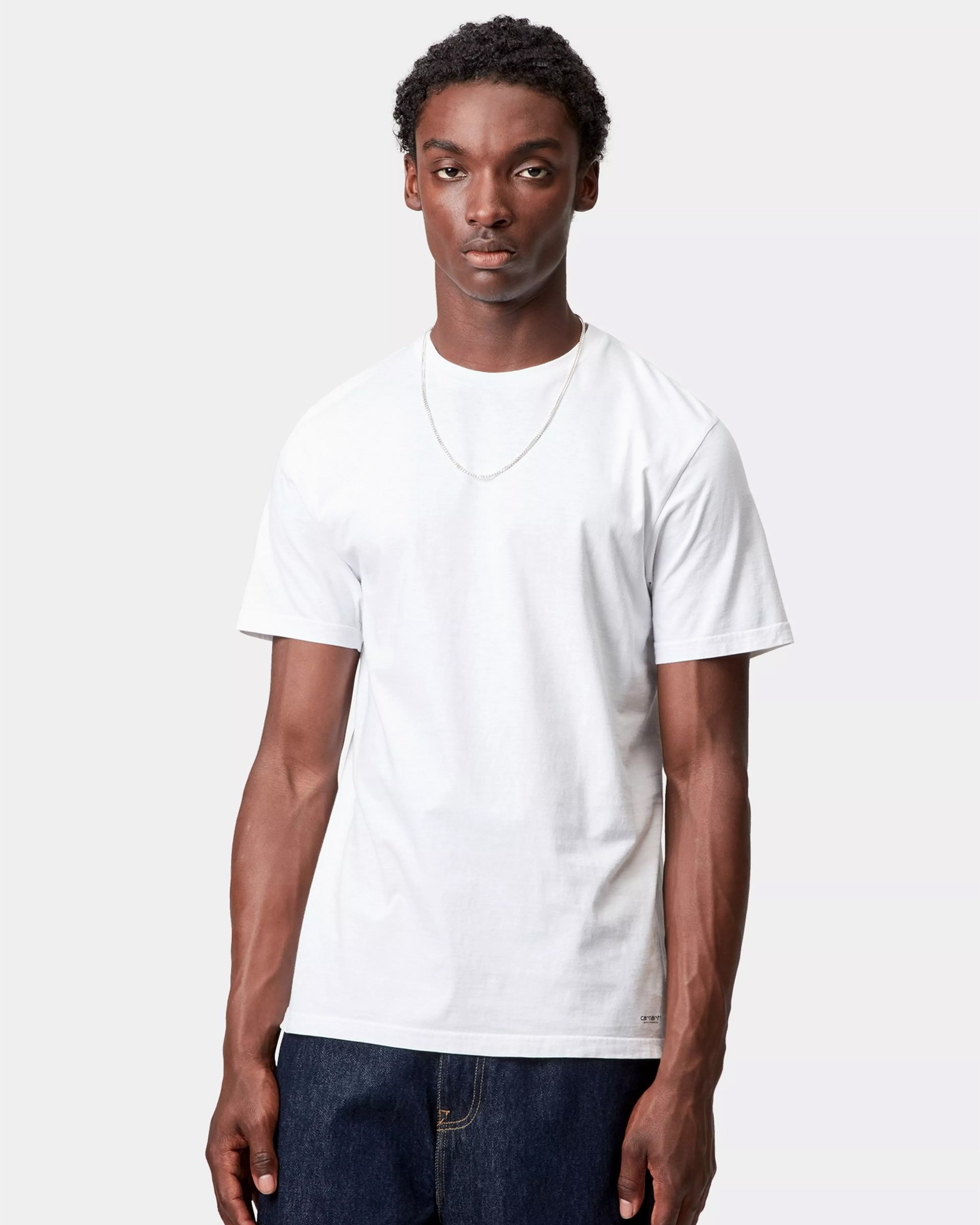 Carhartt WIP Standard Unisex T-Shirt (2 Pack) White I029370-931XX