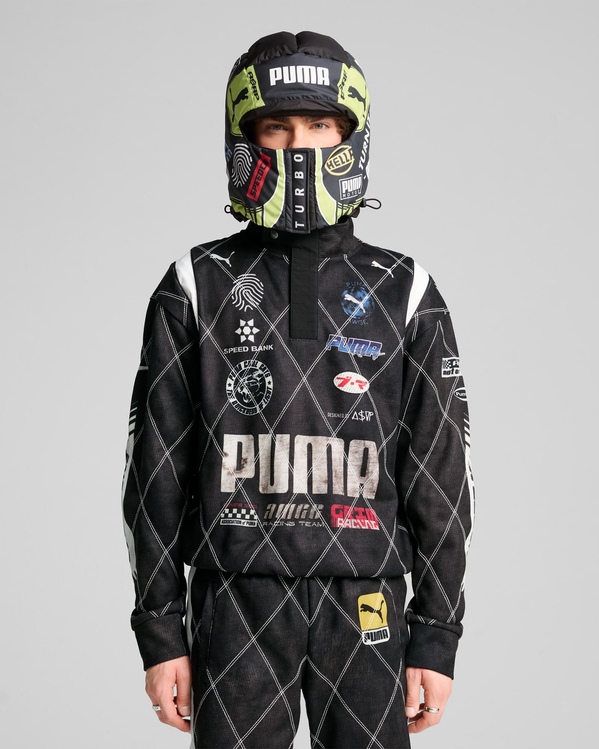 レビュー高評価商品 A$AP x PUMA ROCKY 026594-02 Black Balaclava Padded Unisex ジャケット・アウター