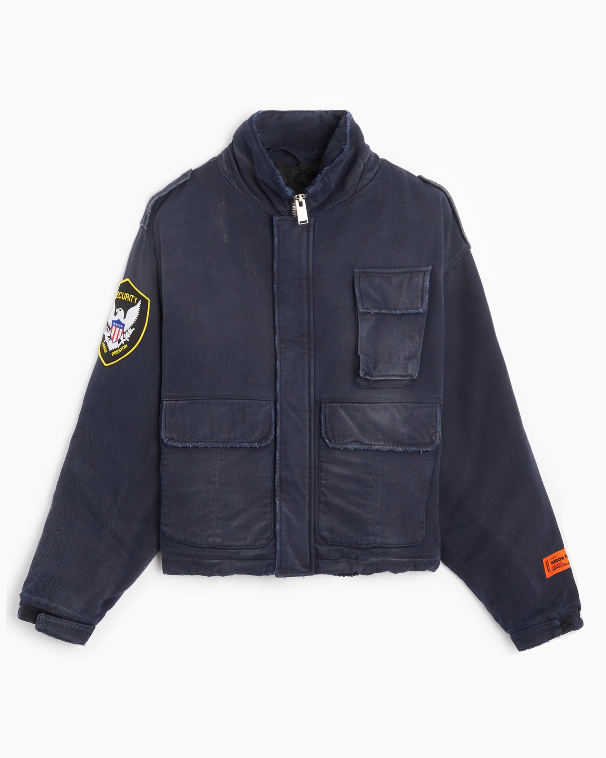 Heron preston silver jacket best sale