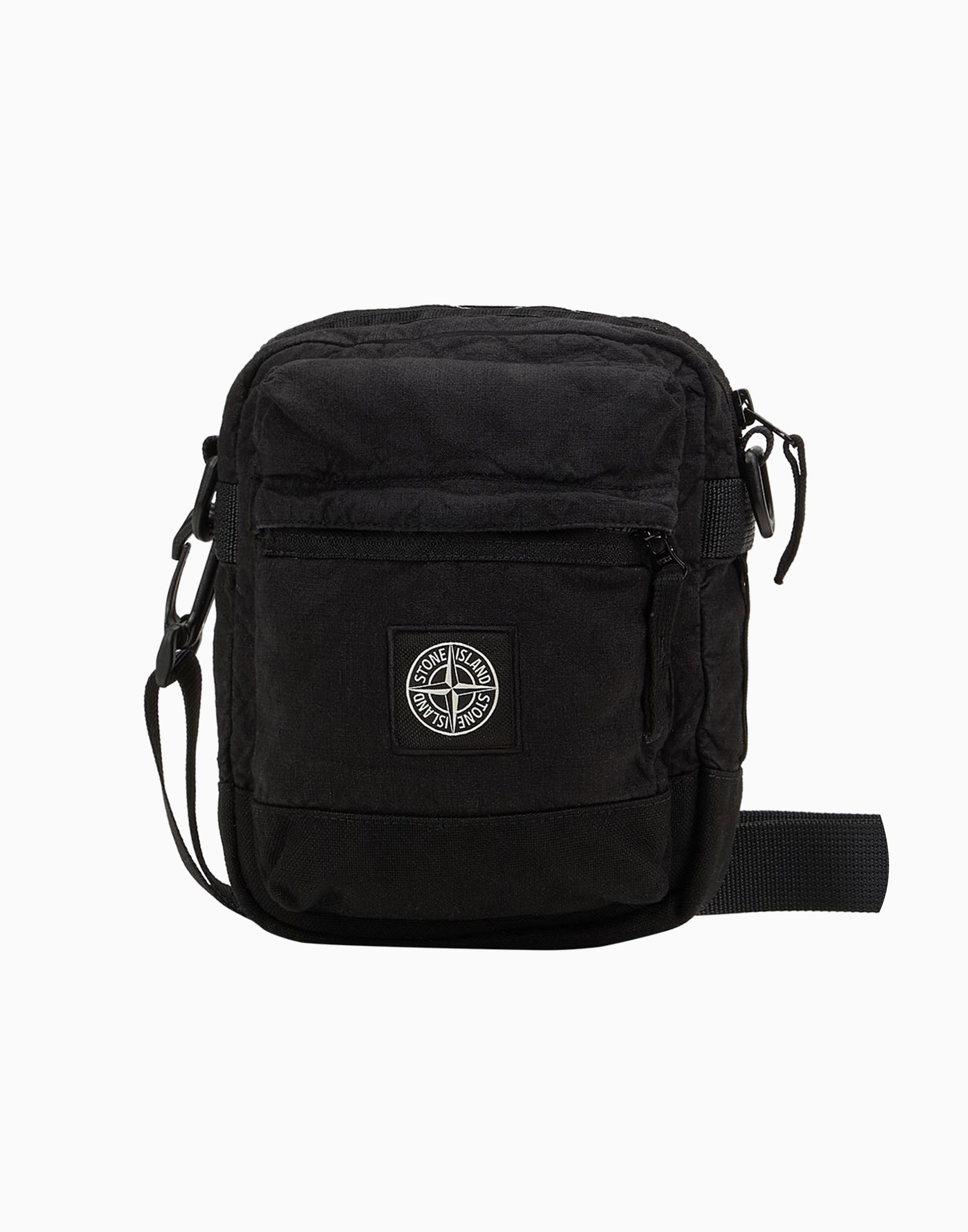 Stone Island Unisex Messenger Bag Black 801590830 V0029 FOOTDISTRICT