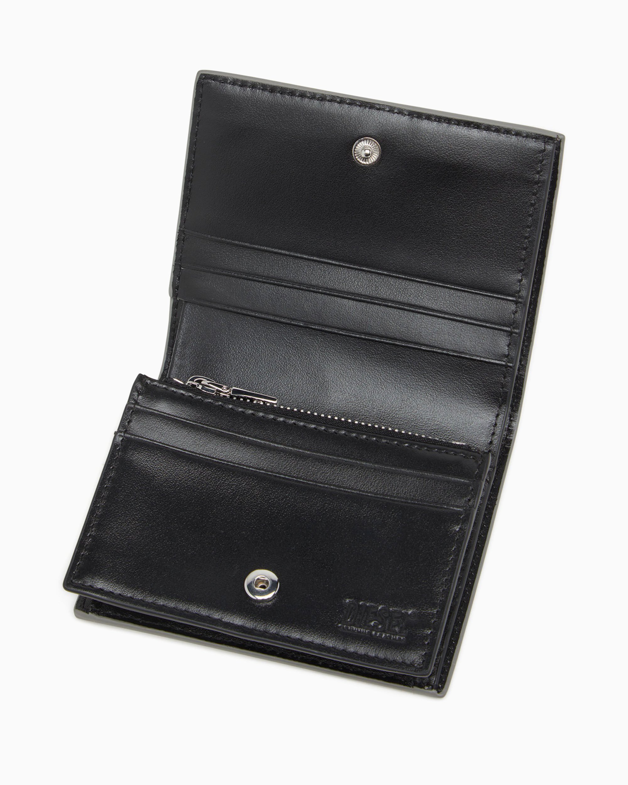 Diesel 1DR 1DR Bi Fold III Waller Black X10204-PS202-H0535 Diesel 1DR 1DR Bi Fold III Waller Black X10204-PS202-H0535