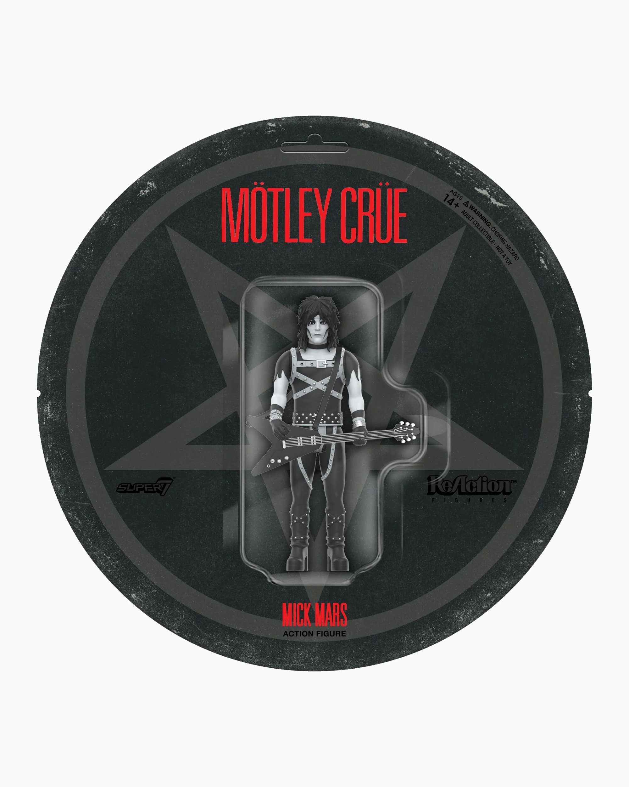 Super7 ReAction Figure Motley Crue Mick Mars Shout At The