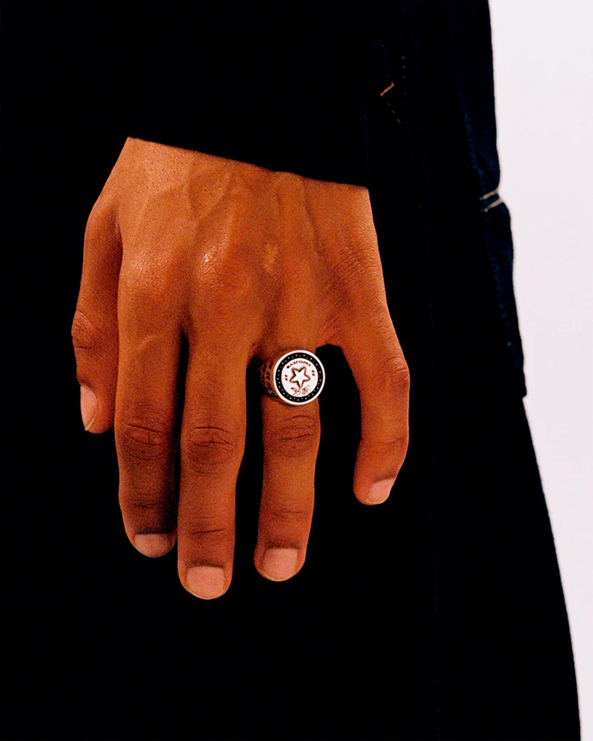 TwoJeys All Star Signet Unisex Ring Silver colored 218722001