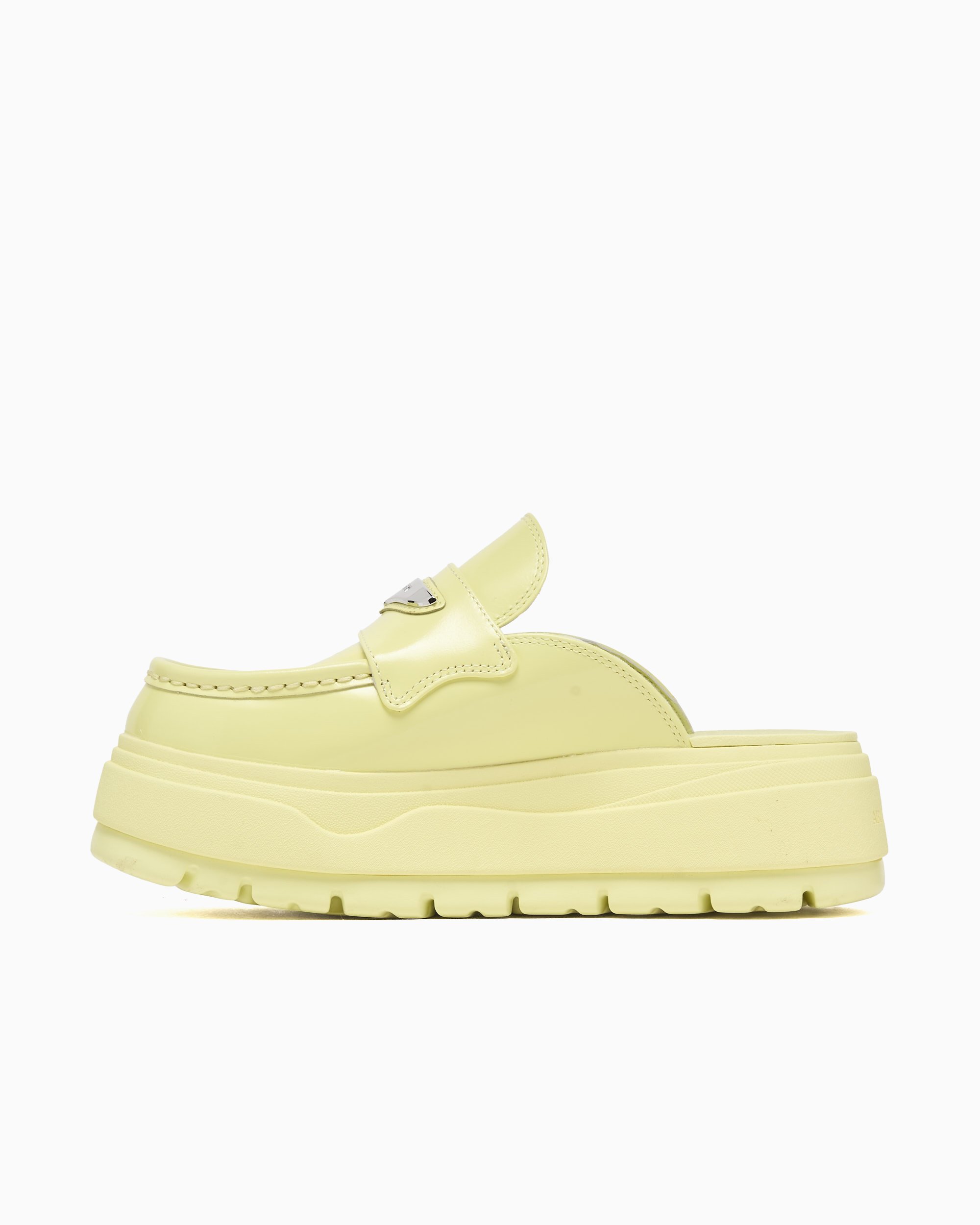 イエロー YELLO JET BLACK SNEAKER MULES L YELLO / SIX MAN SNEAKER MULES