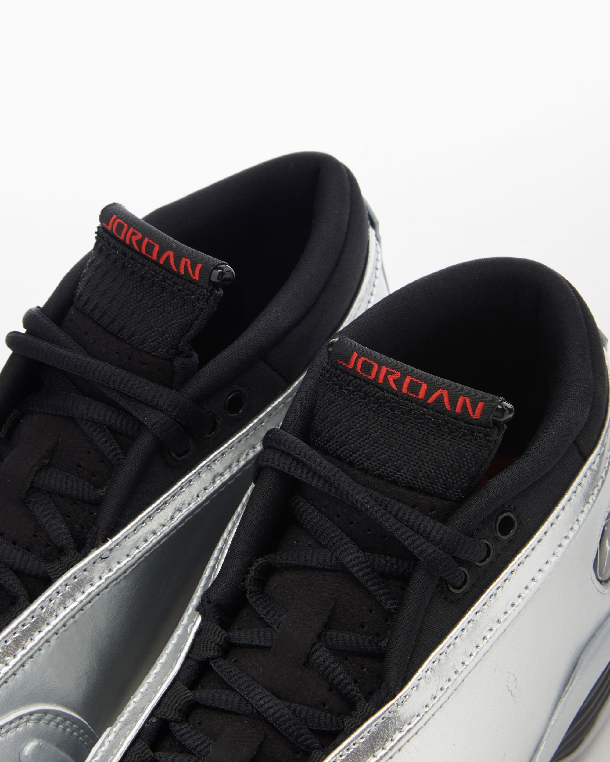 Air Jordan Women s 14 Retro Low Metallic Silver Silver colored DH4121 060 FOOTDISTRICT