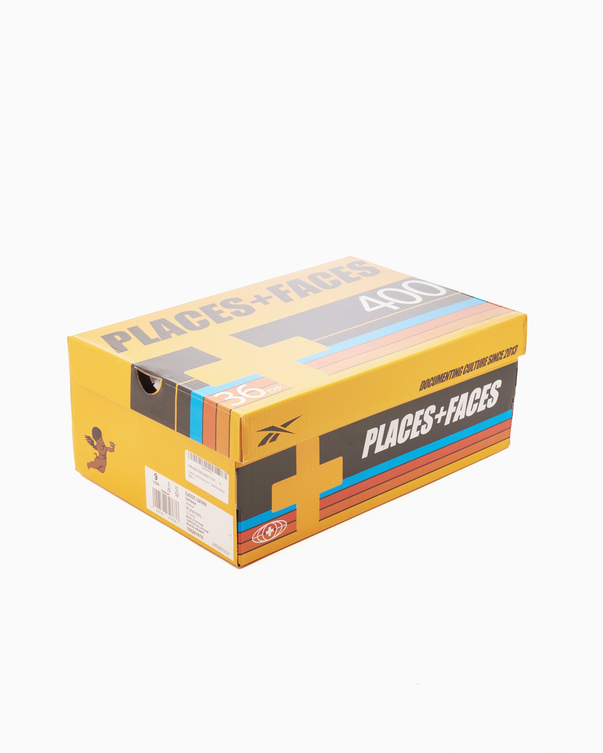 Reebok x Places + Faces Classic Leather Black RMIA04CC99LEA0071072