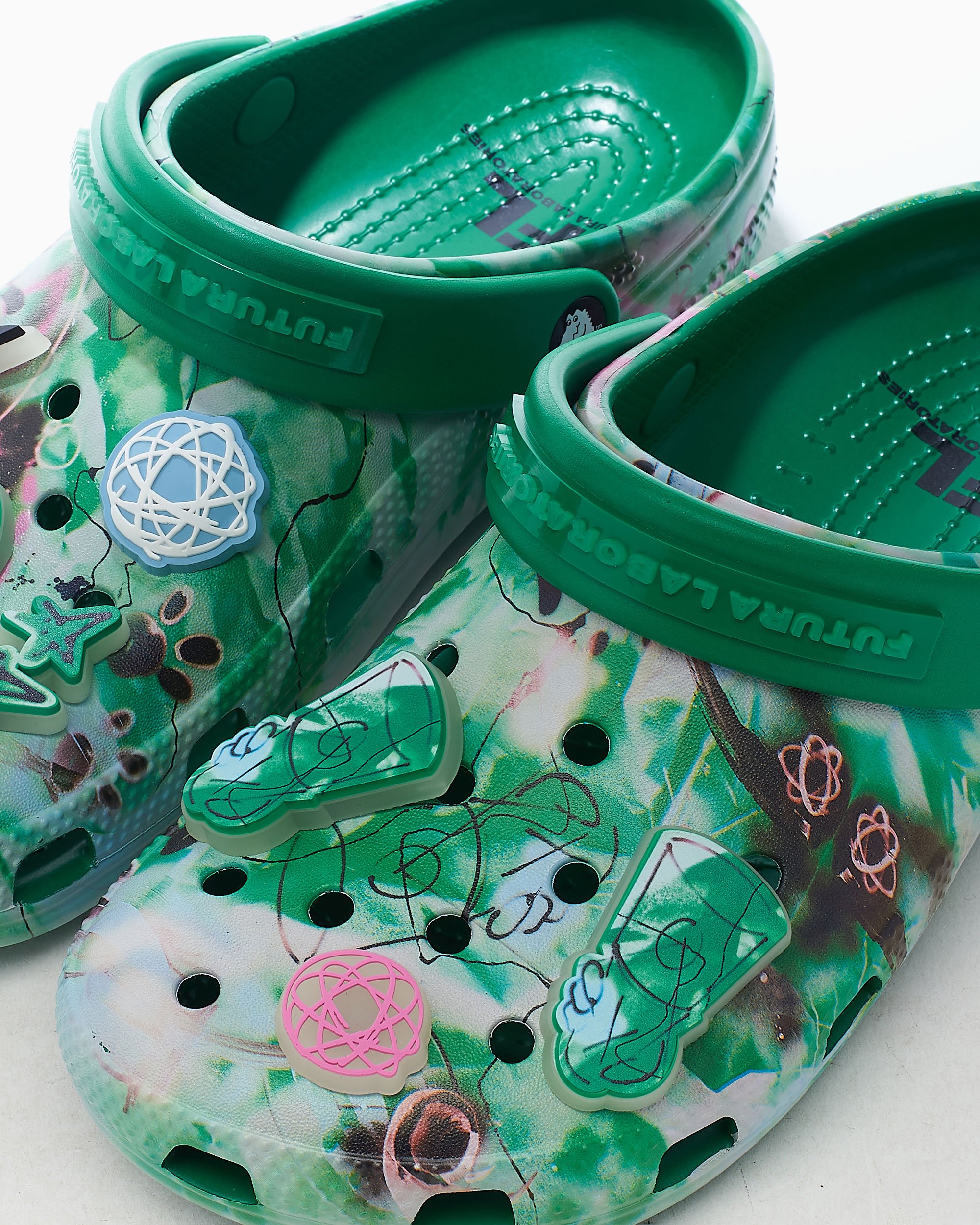 Seafoam green shop crocs