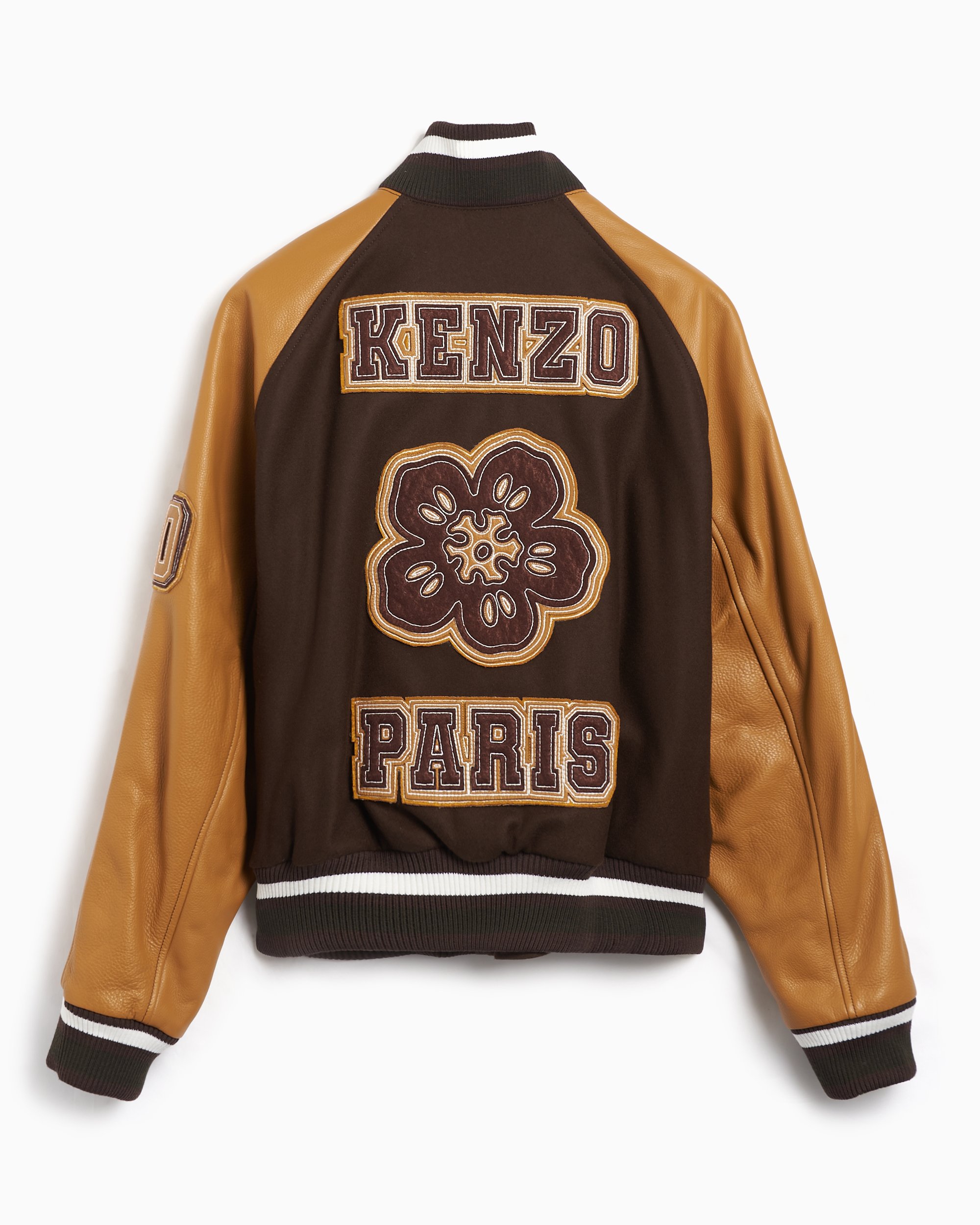 Kenzo Boke Flower Men s Bomber Jacket Marron FE68BL1459OH 90 FOOTDISTRICT