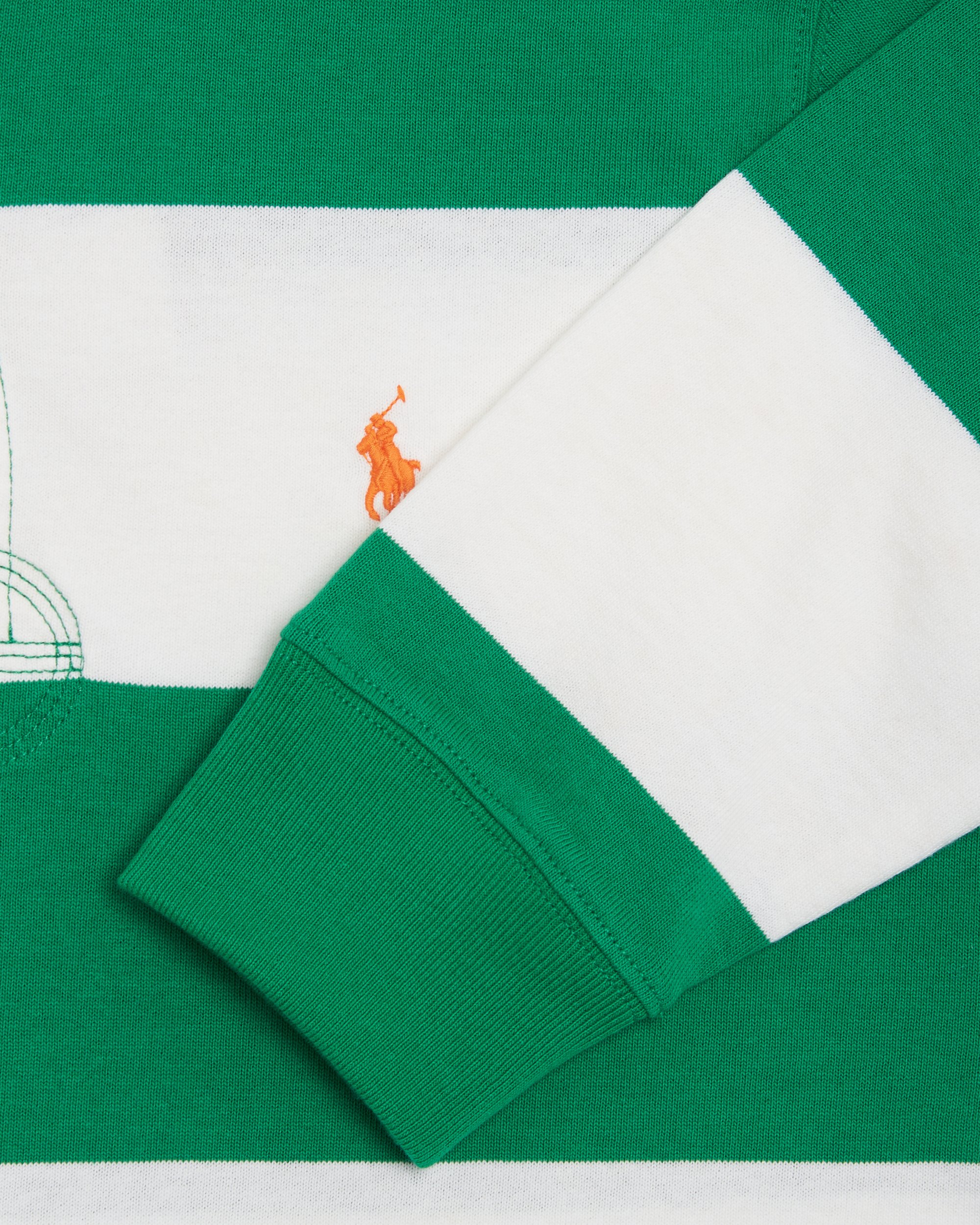 Polo Ralph Lauren Rugby Men's Long Sleeve Polo Groen, Wit 710926275002 |  FOOTDISTRICT