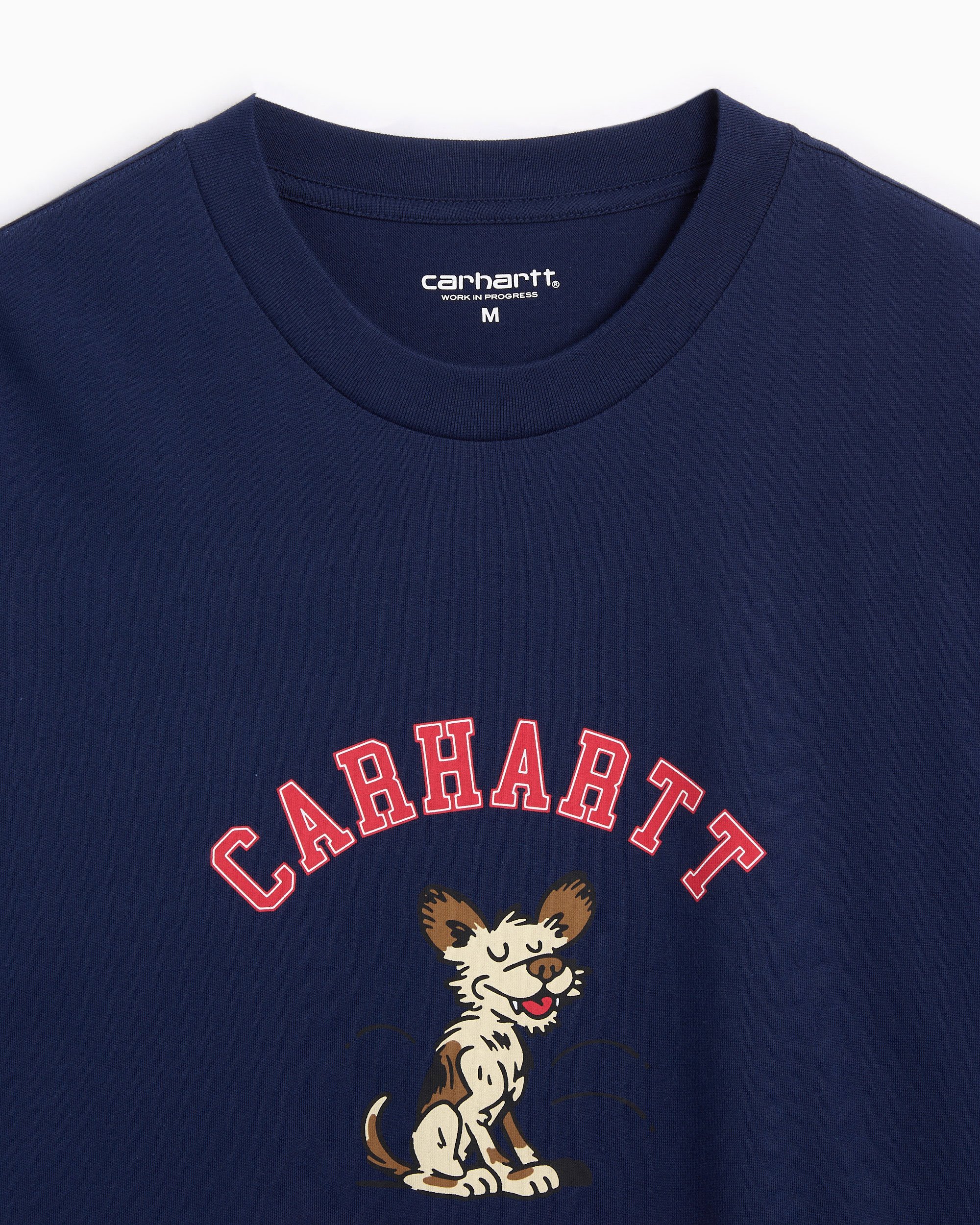 Carhartt WIP Wild Dog Graphic Relaxed Unisex T-Shirt Blue