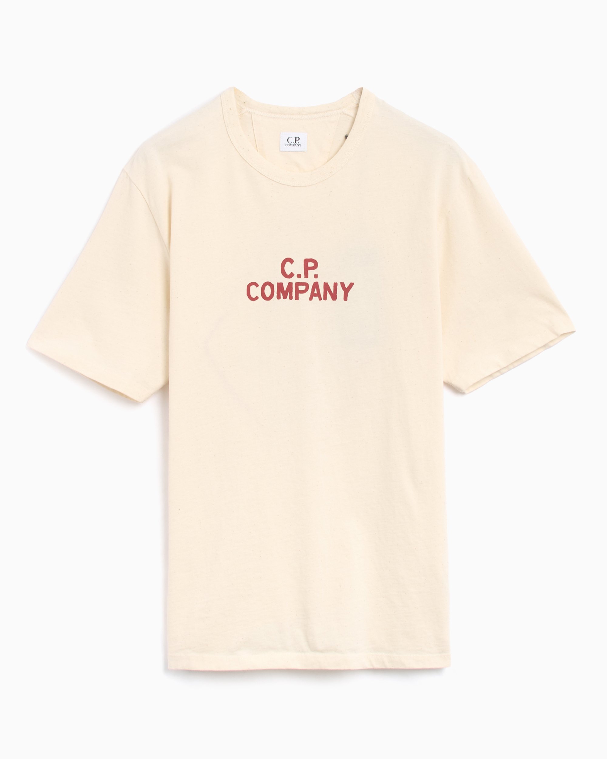 CP Company Logo Men's T-Shirt White 18CMTS252A110094W-402