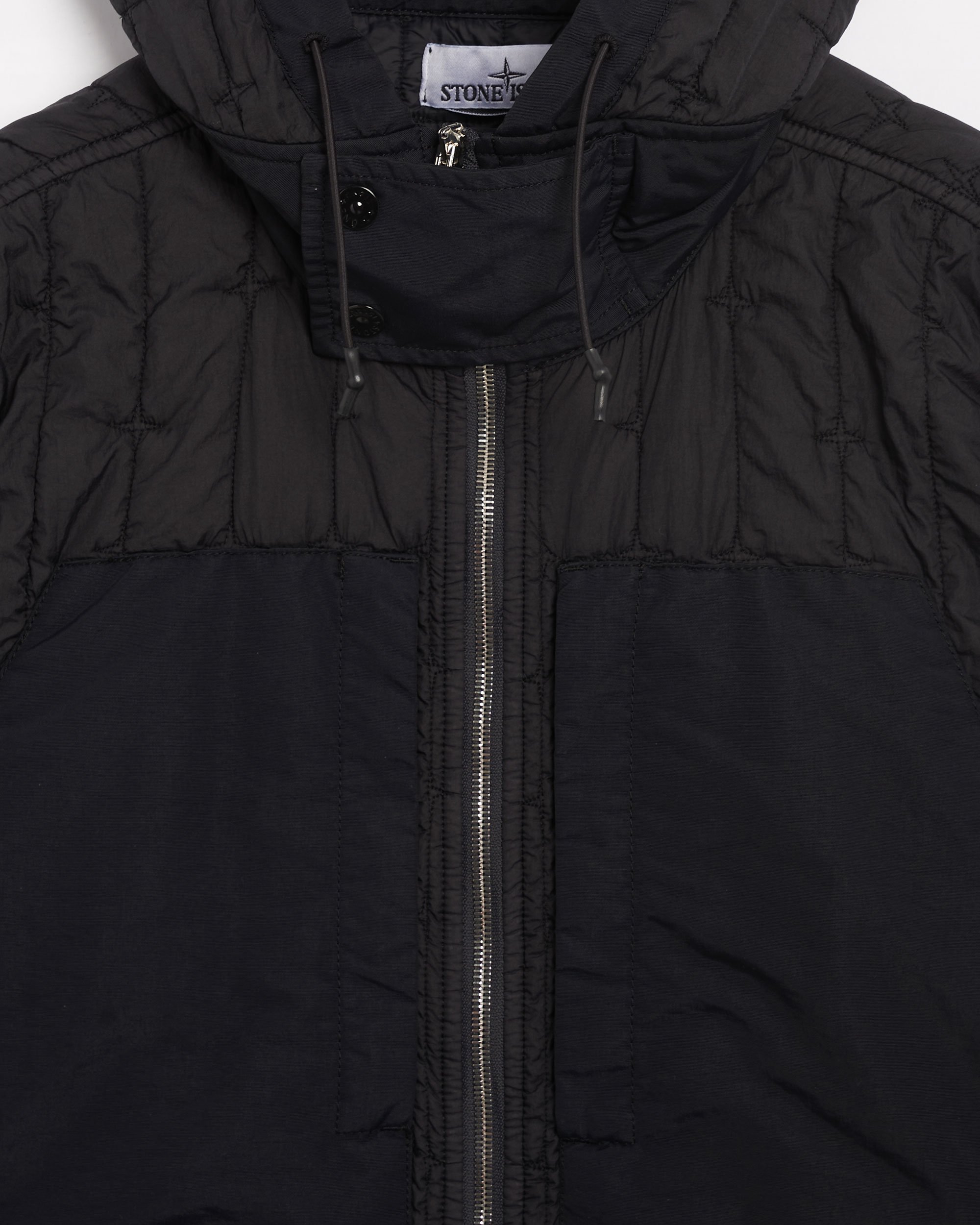 Stone island store waterproof hooded jacket