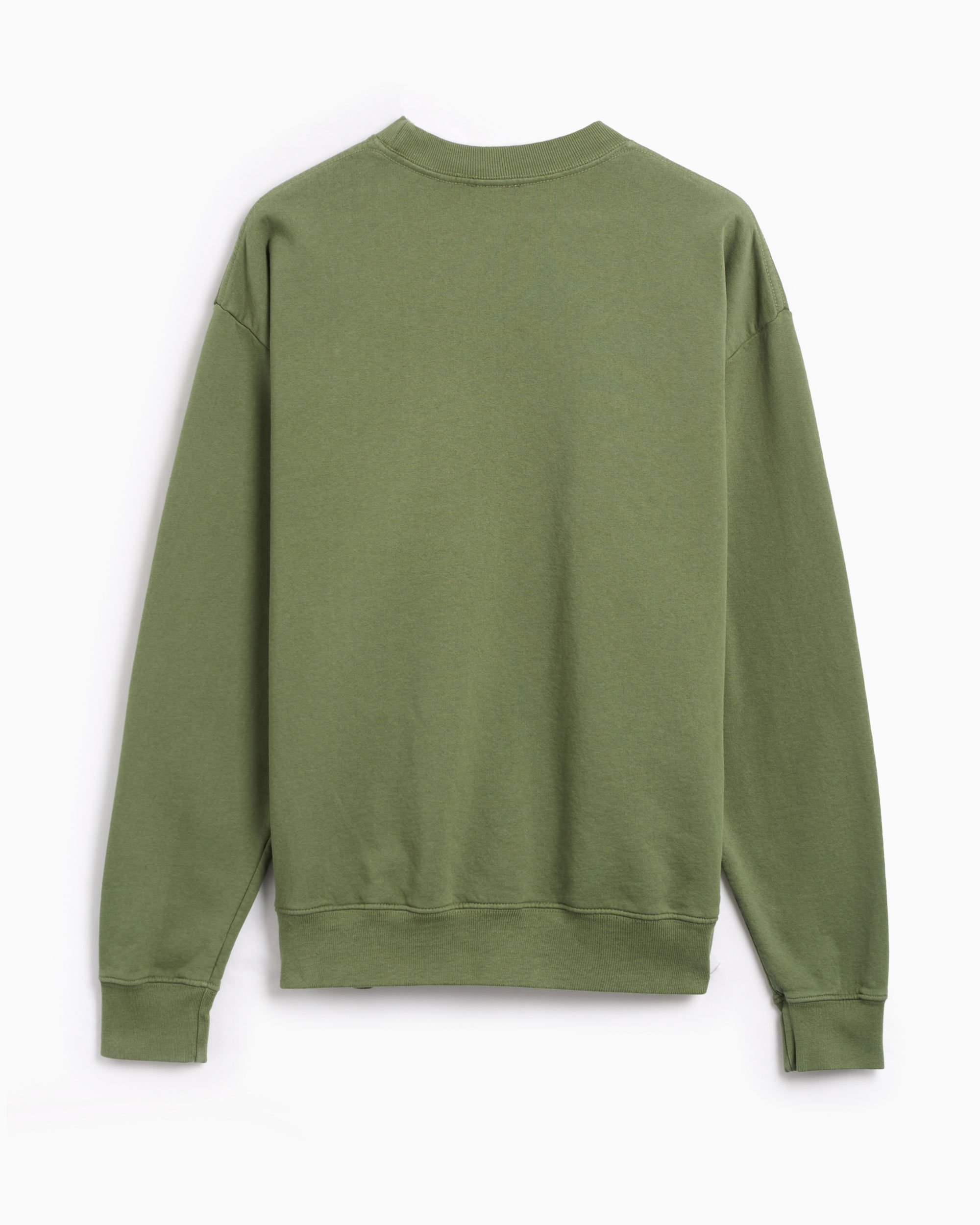 Sporty & Rich Serif Logo Unisex Embroidered Sweatshirt Unisex