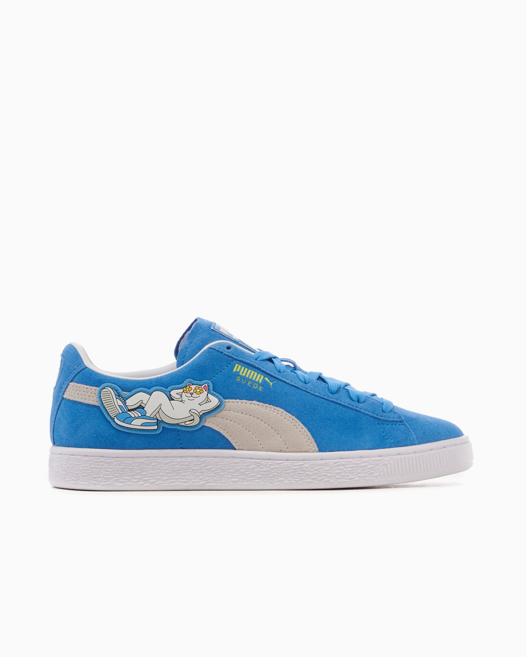 Suede blue pumas hotsell