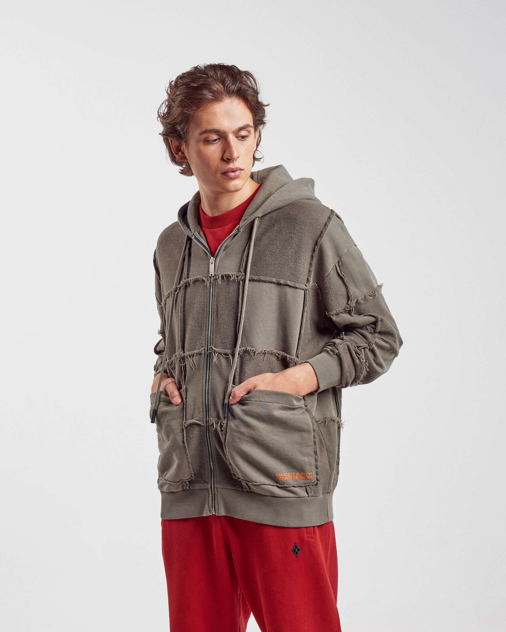 Marcelo burlon sales hoodie mens