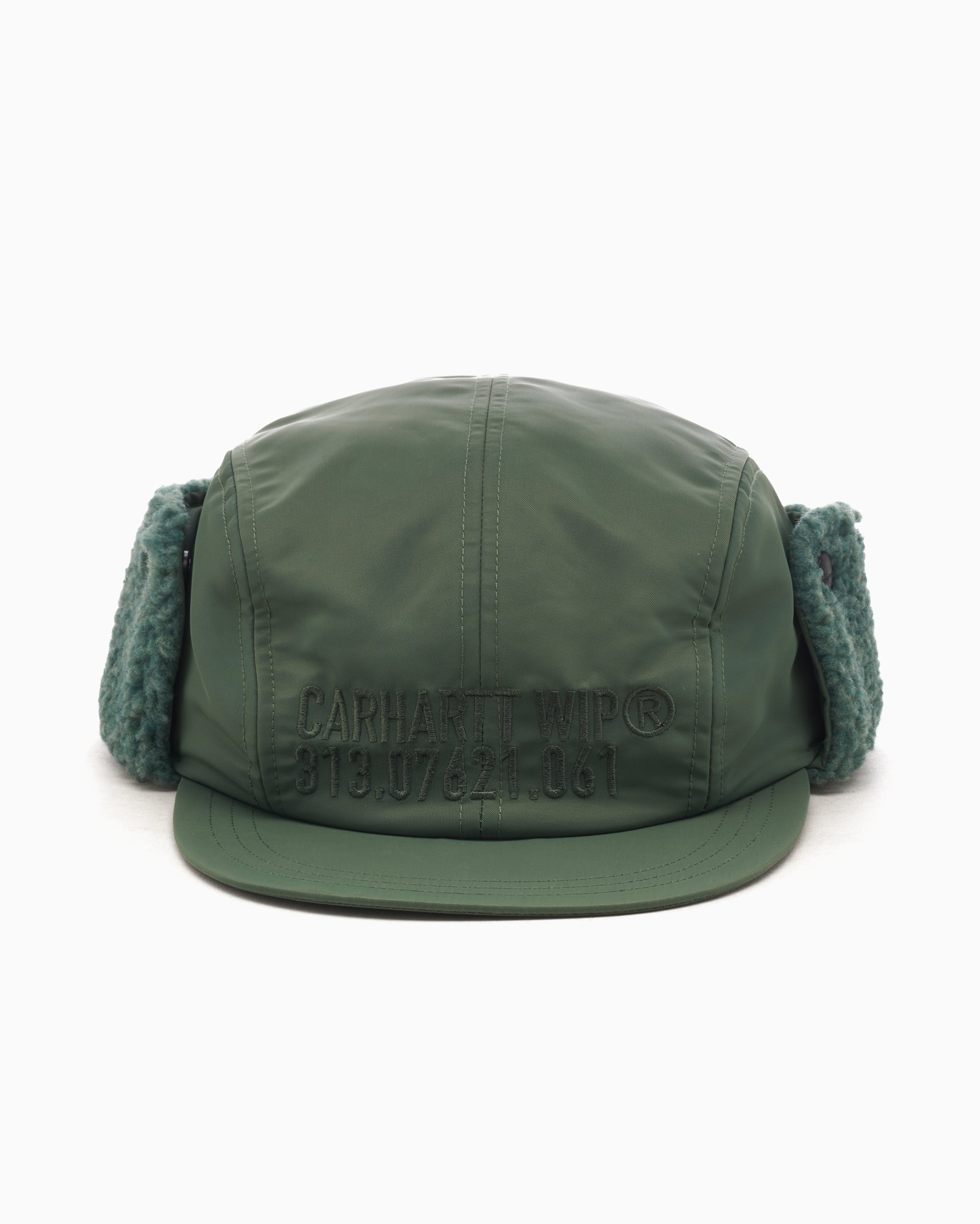 Carhartt WIP Olten Ear Guard Unisex Cap Verde I033804-2PEXX | FOOTDISTRICT