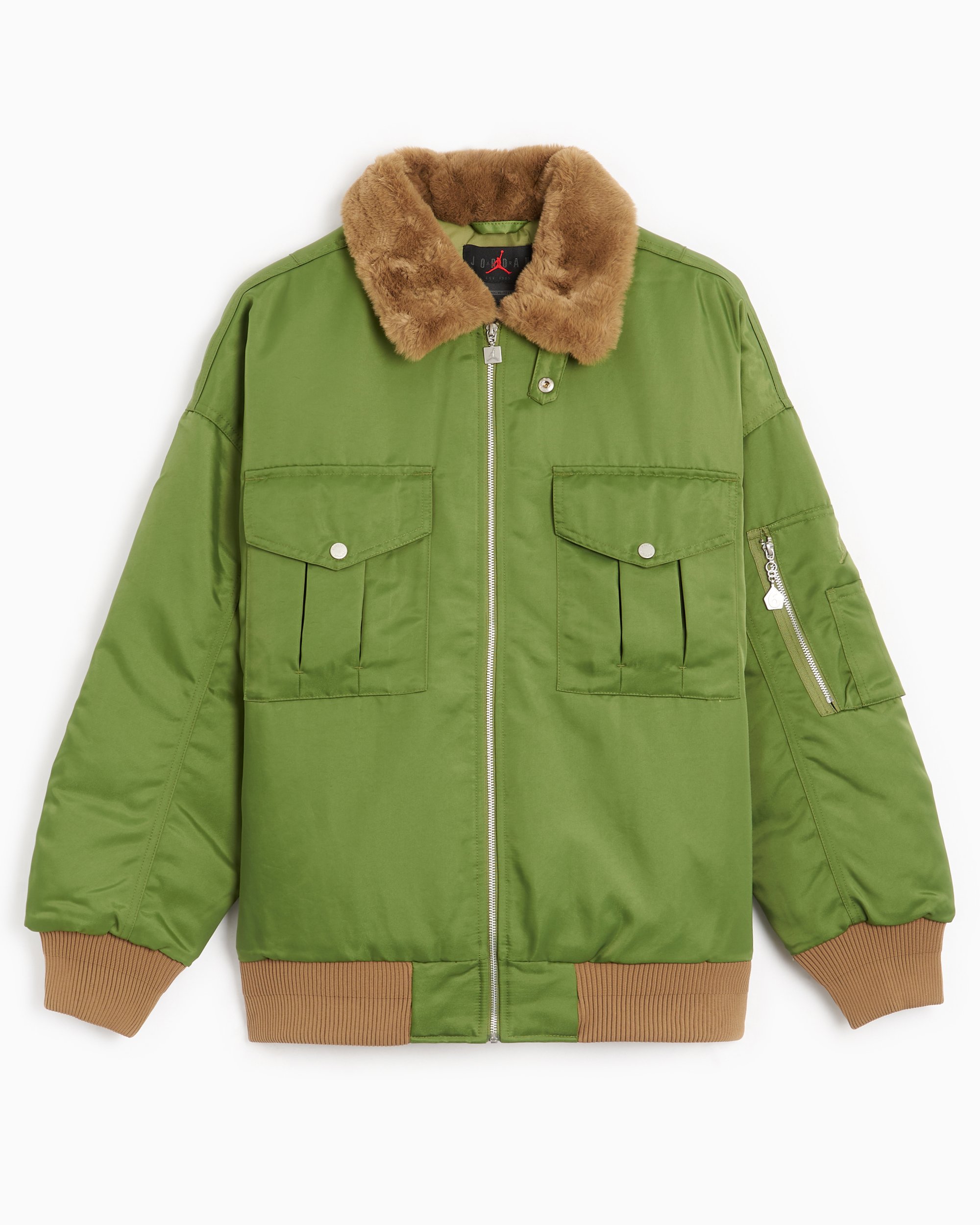 NIKE / Jordan Renegade Womens Jacket/XL/ポリエステル/GRN/FB5089-340 Bomber Jordan Renegade Women's Jacket pour femme Marron, Vert