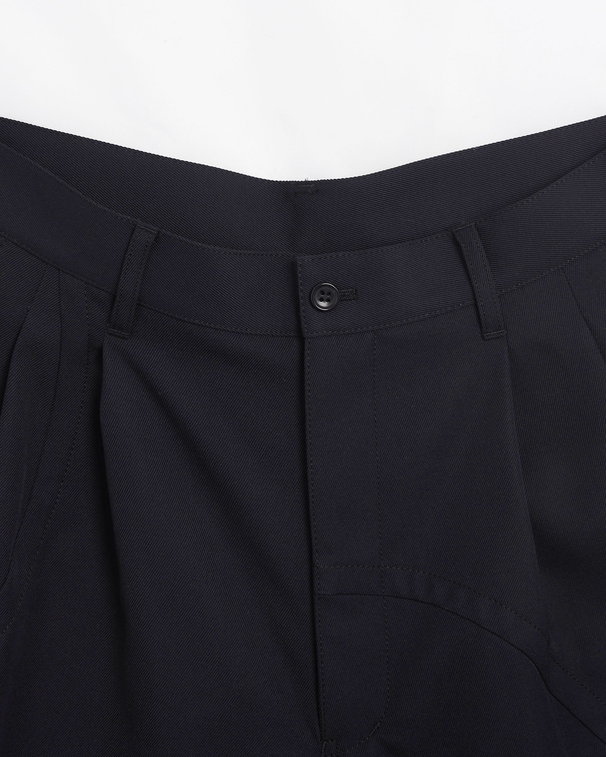 Comme Des Garçons Shirt Men's Woven Pants Blue FM-P003-S24-2 Comme Des Garçons Shirt Men's Woven Pants Blue FM-P003-S24-2
