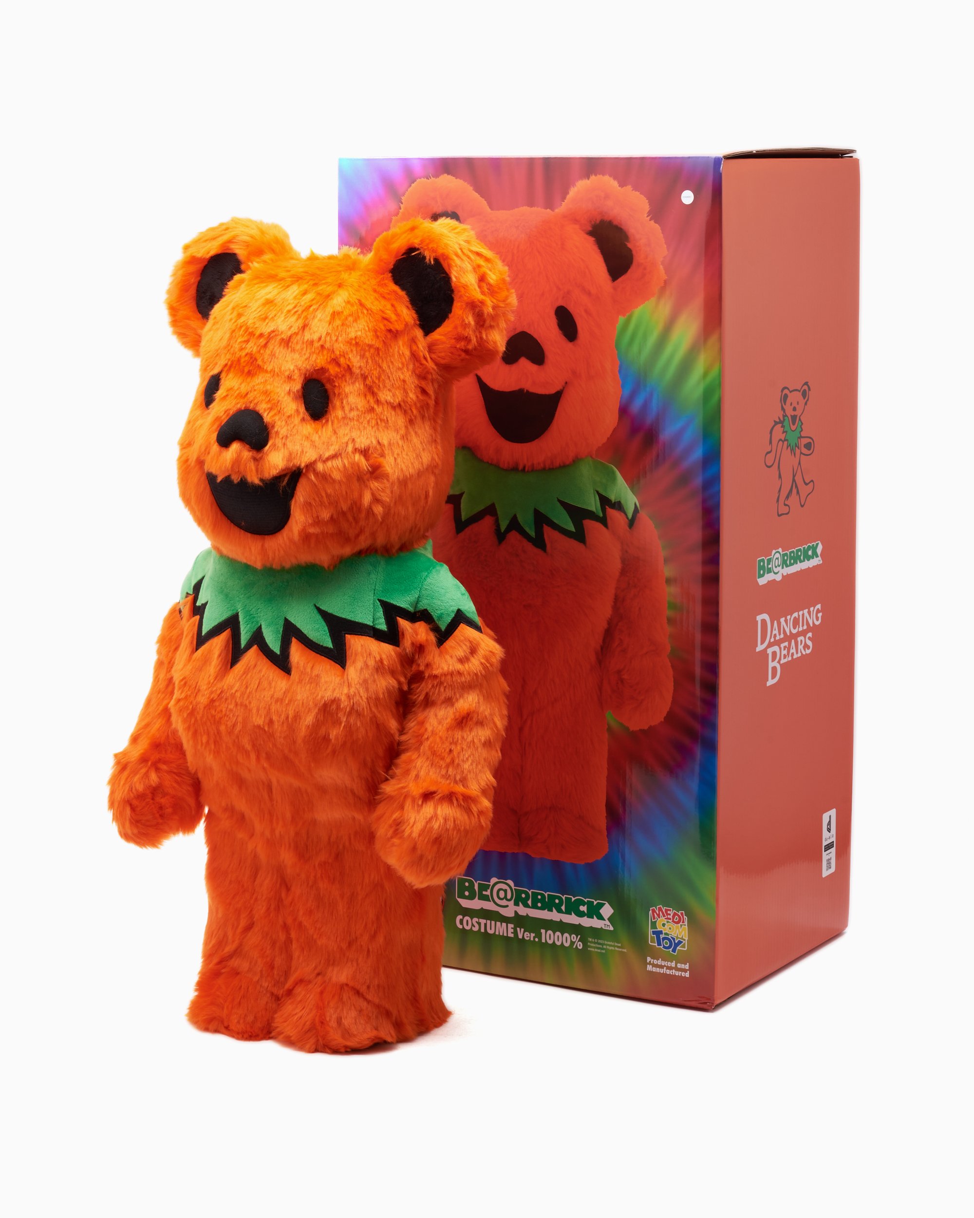 Medicom Toy x Grateful Dead Be@rbrick Dancing Bears Costume 1000 