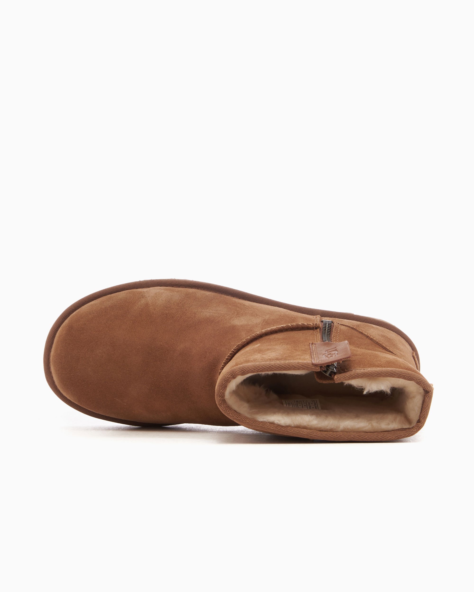 Ugg classic short zip braun discount