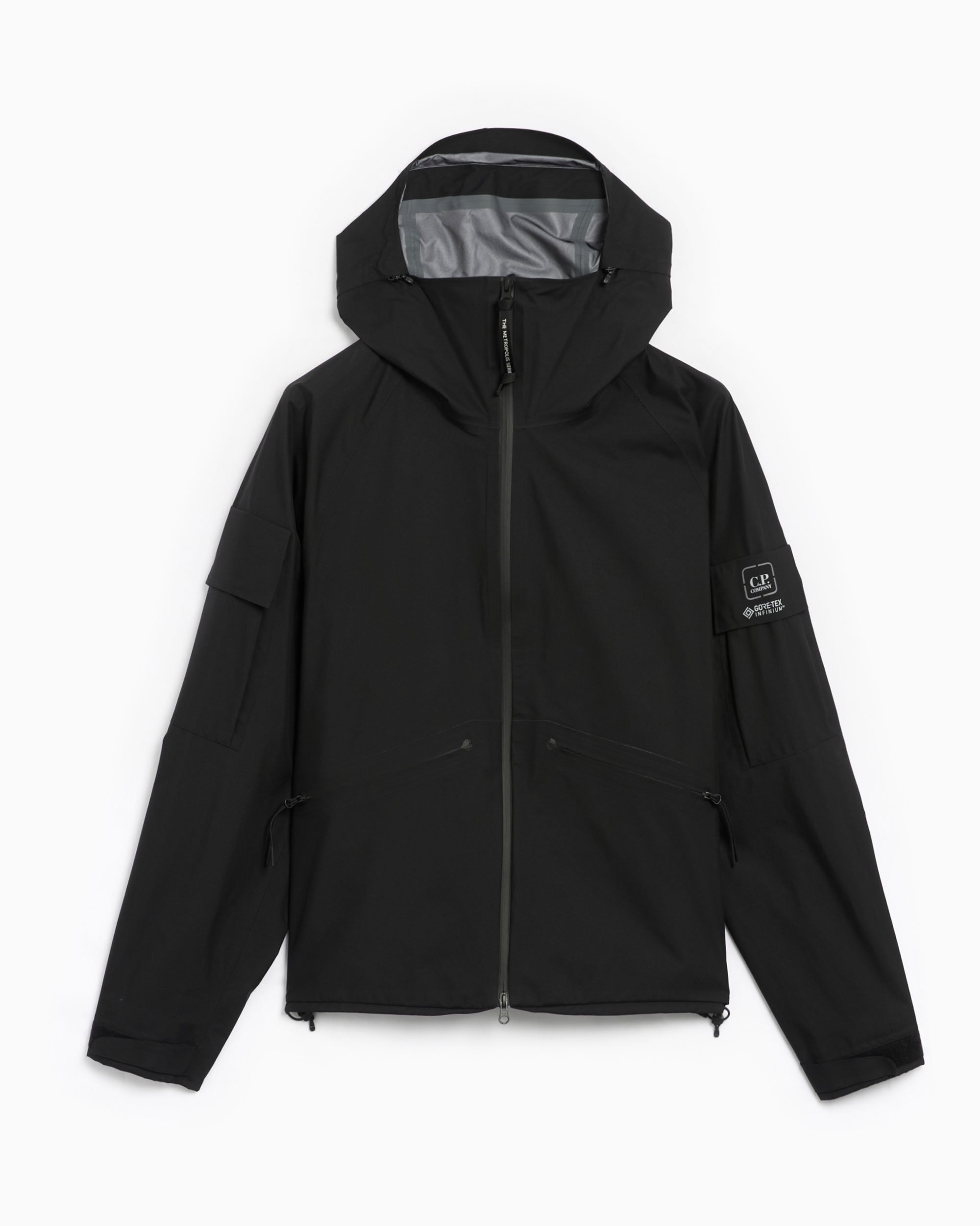 CP Company Metropolis Series Gore-Tex Infinium Men's Utility Hooded Jacket  Zwart 16CLOW028A110031A-999 | FOOTDISTRICT