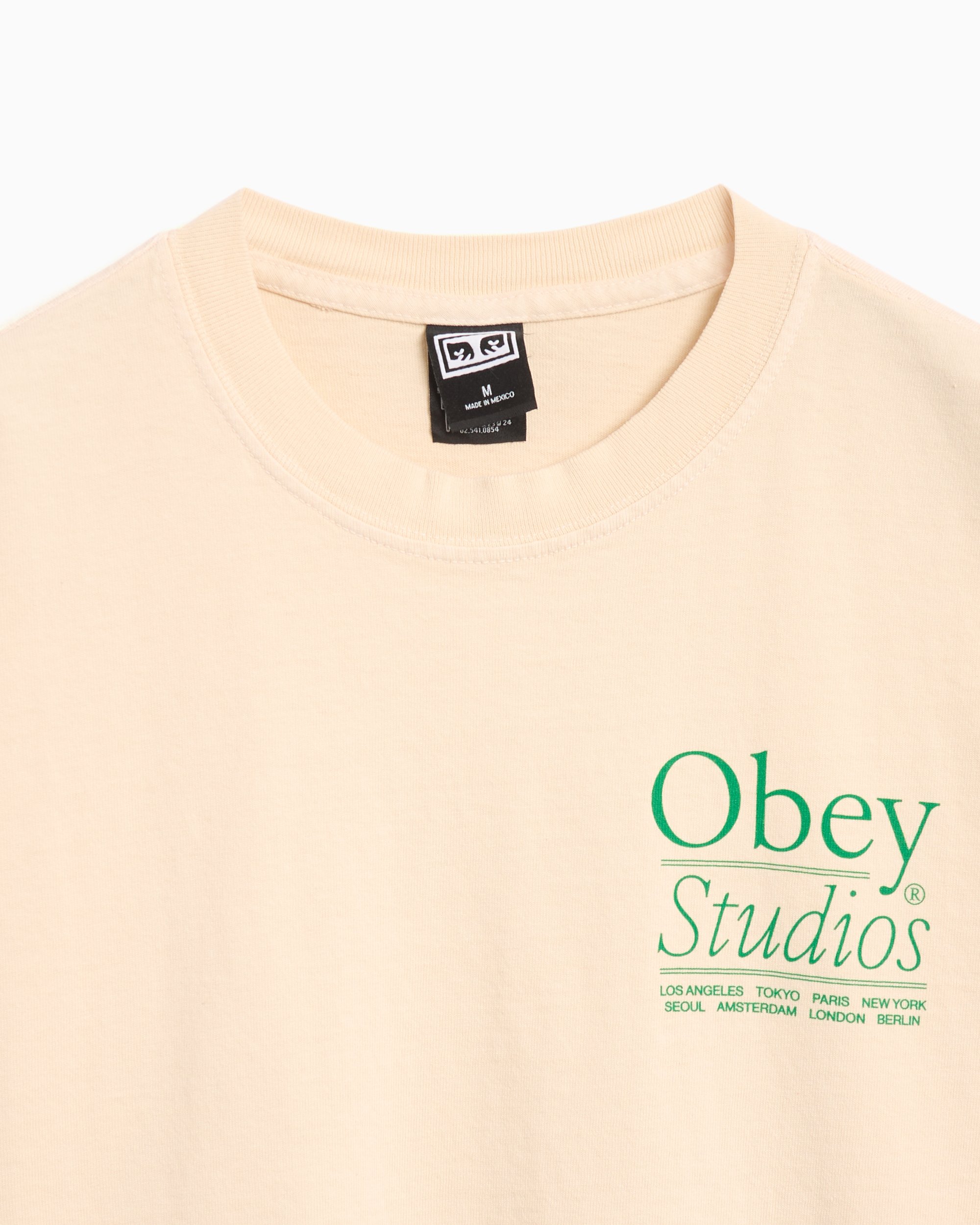 OBEY Clothing Obey Studios Men's T-Shirt Beige 166913927-SGO