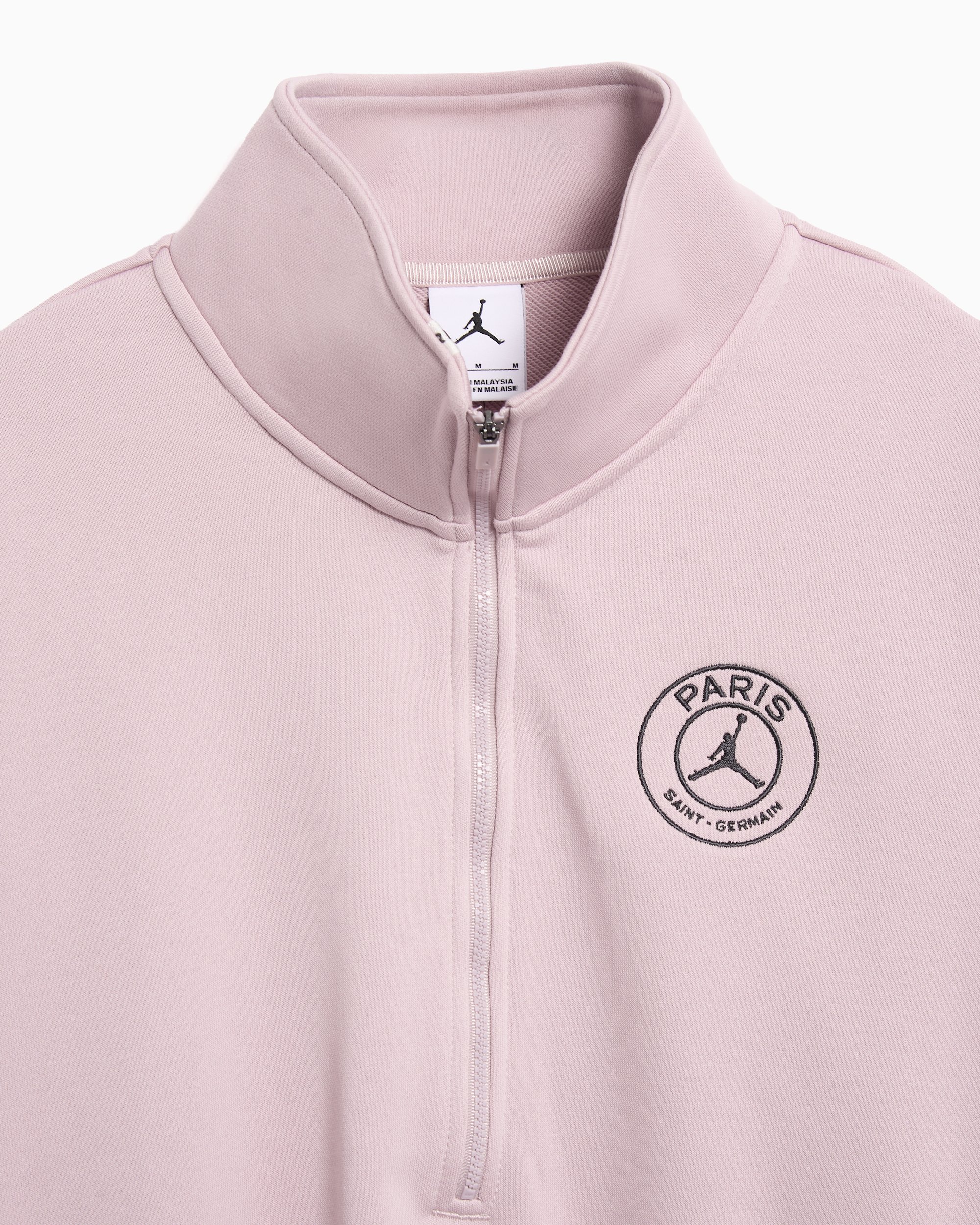 psg jordan half zip