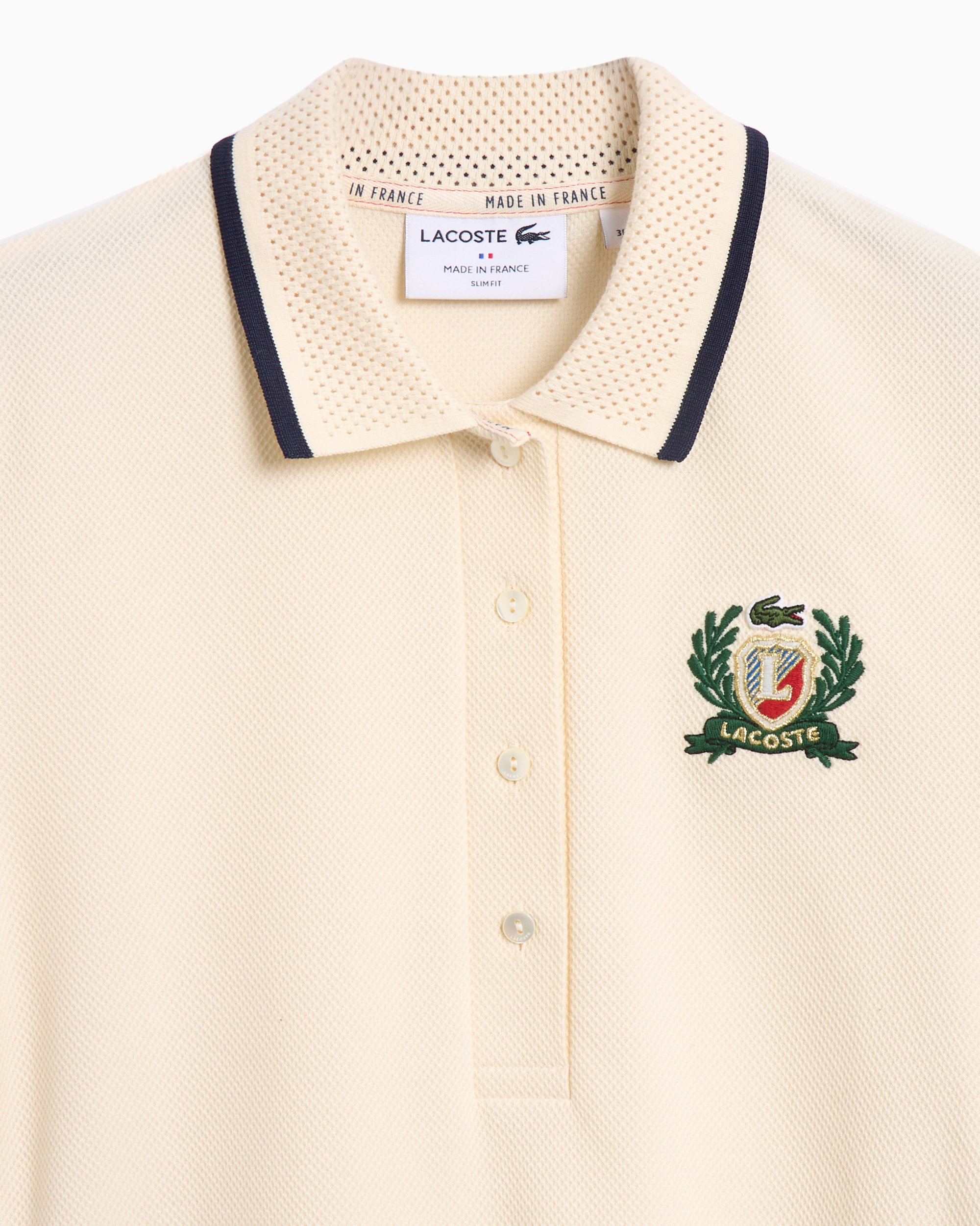 Lacoste Logo Women's Polo Shirt Beige PF9660-00-XFJ