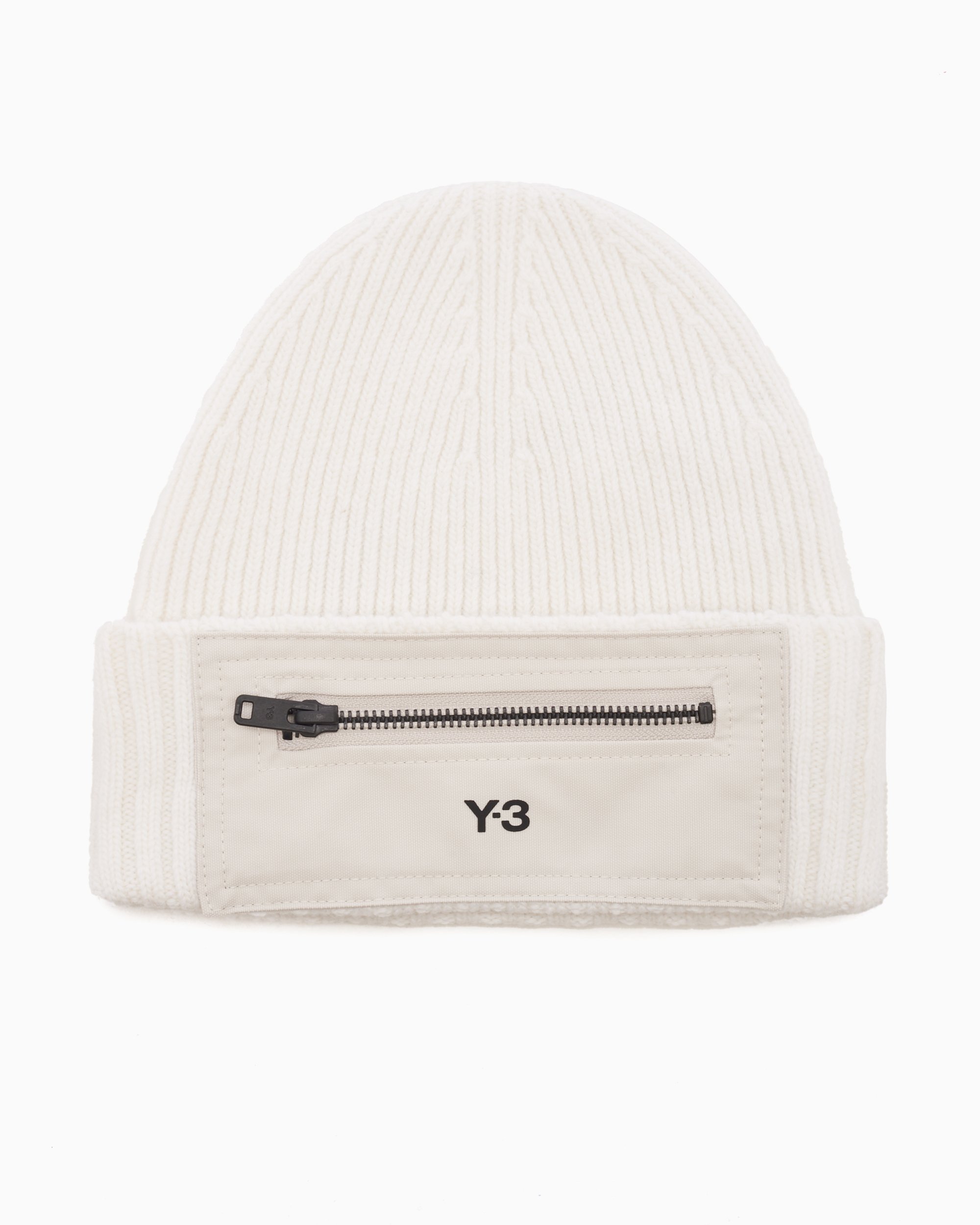 adidas Y 3 NY Unisex Beanie White JI9282 FOOTDISTRICT
