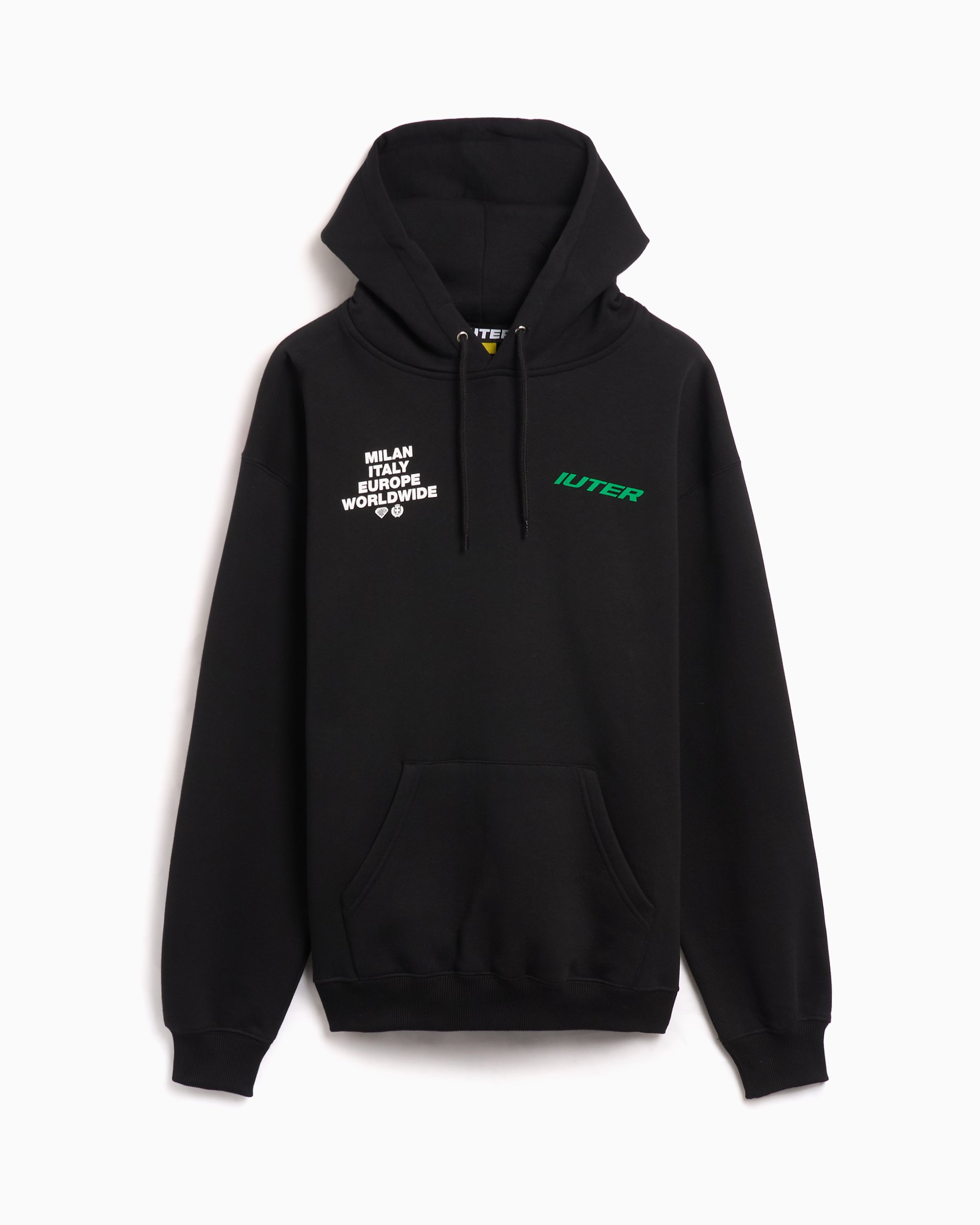 Iuter Cupido Men s Hoodie Schwarz 24WISH09 BLACK FOOTDISTRICT