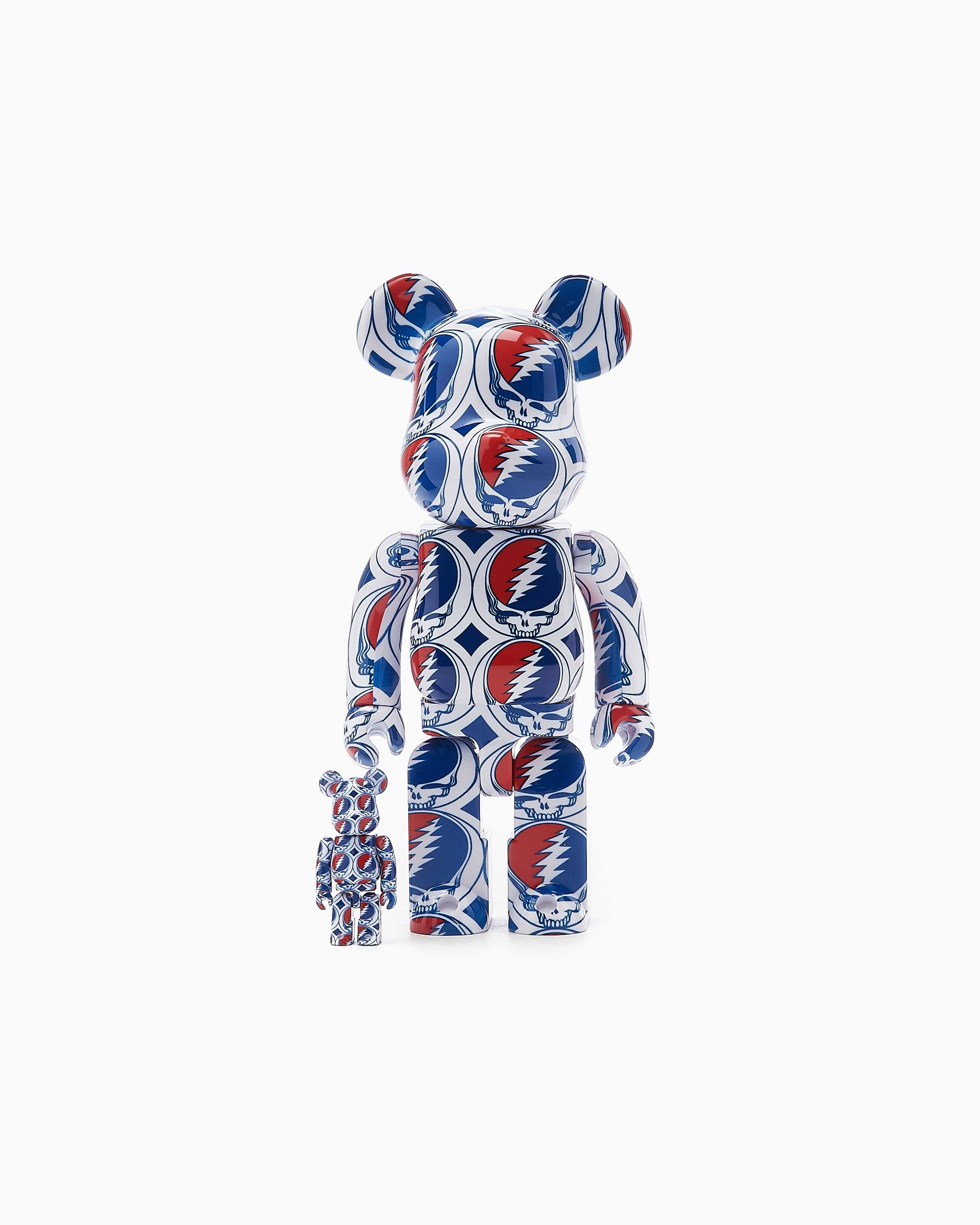 【使い勝手の良い】 Steal Dead Grateful x Be@rbrick Toy Medicom Your + 100% Face その他