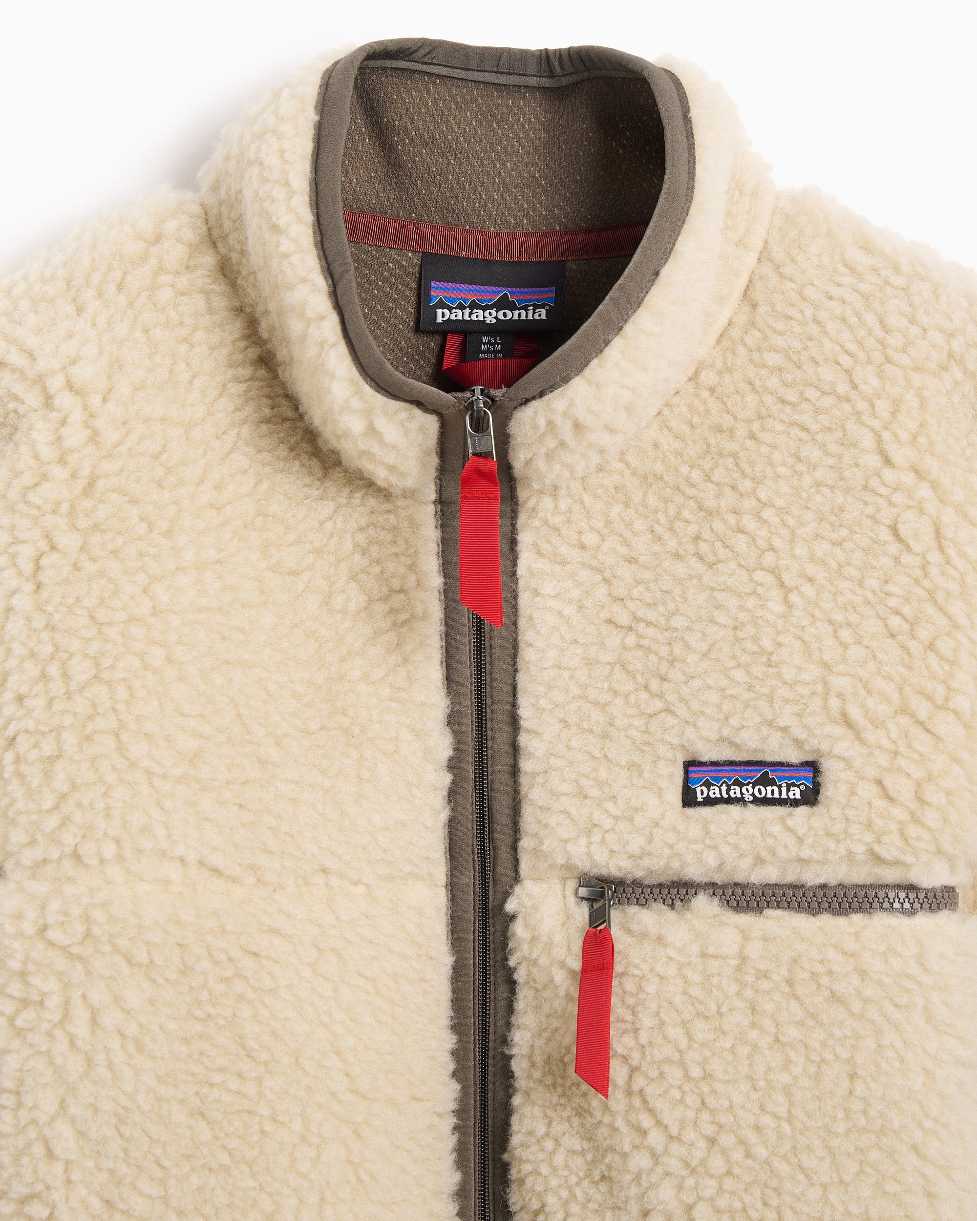 Patagonia Natural Blend Retro Men's Fleece Jacket Beige 20535-DNLM