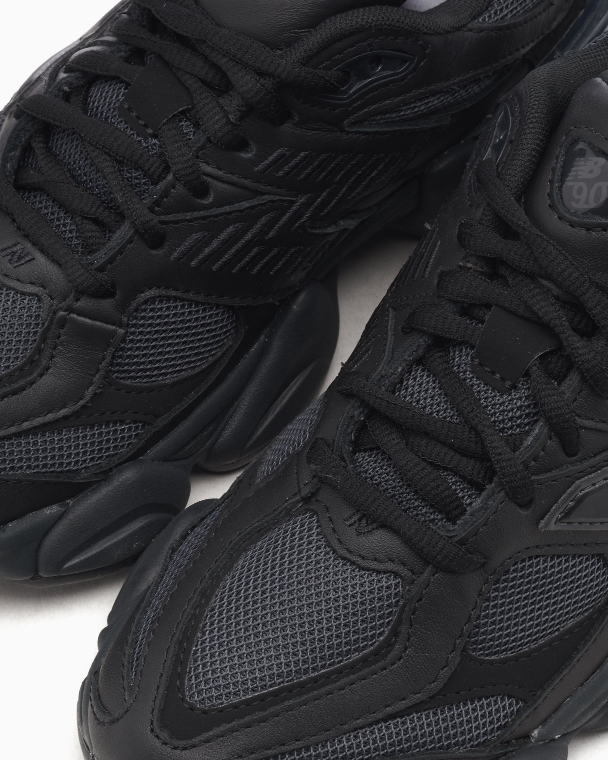 New Balance 9060 Triple Black Leather Men's - U9060NRI - US